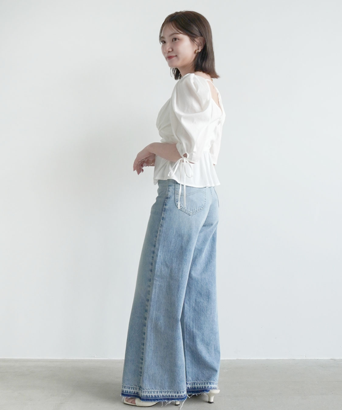 COCO DEAL/Lee》フレアバギーデニムパンツ｜PETAL ONLINE（ペタル