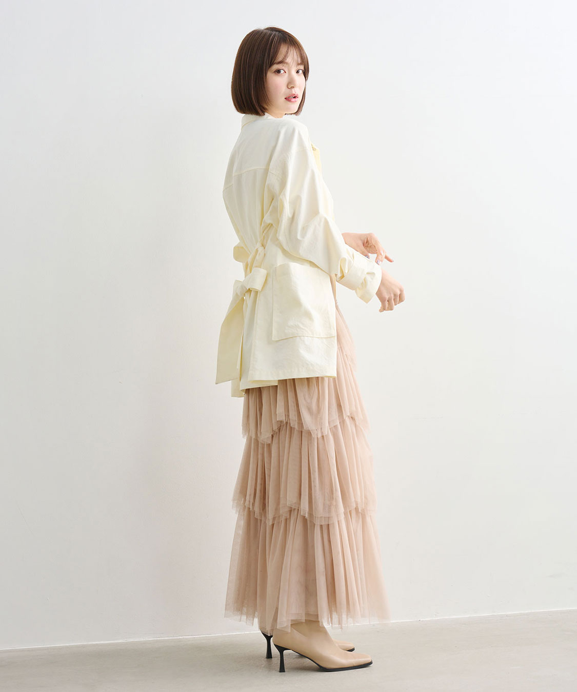 ジグザグティアードチュールスカート｜PETAL ONLINE（ペタルオンライン）