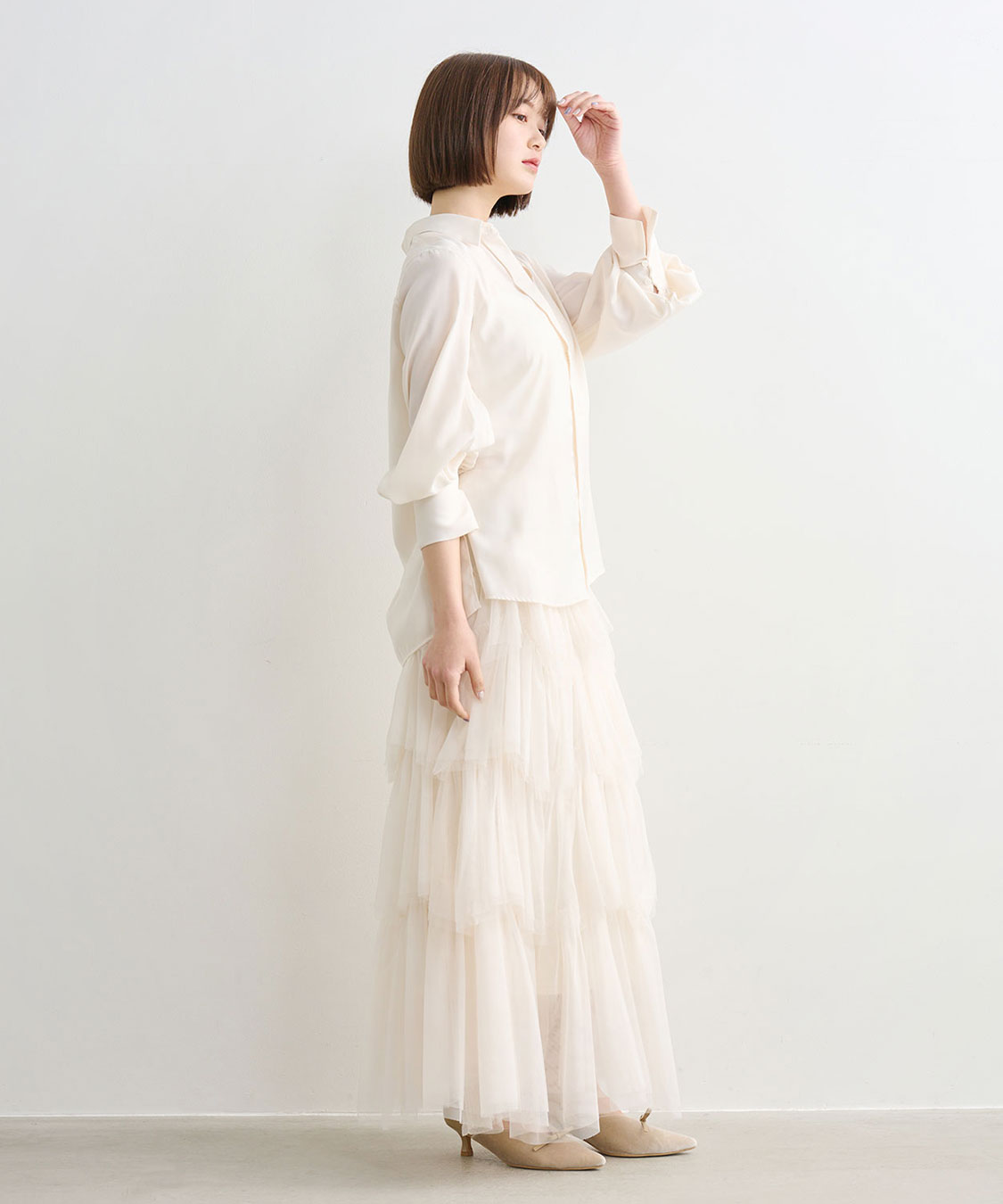 ジグザグティアードチュールスカート｜PETAL ONLINE（ペタルオンライン）