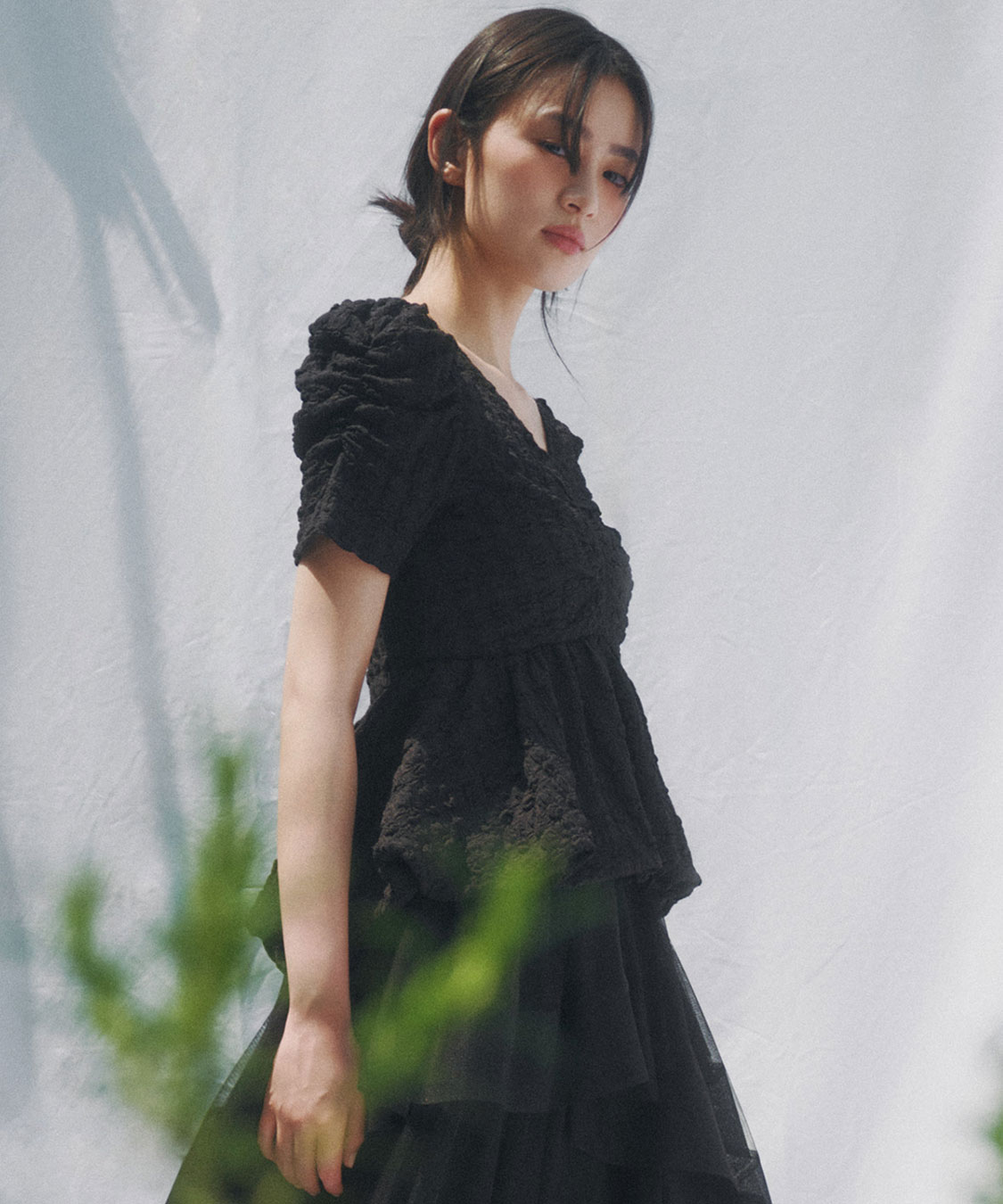 店頭で大人気】バルーンペプラムカットソートップス｜PETAL ONLINE