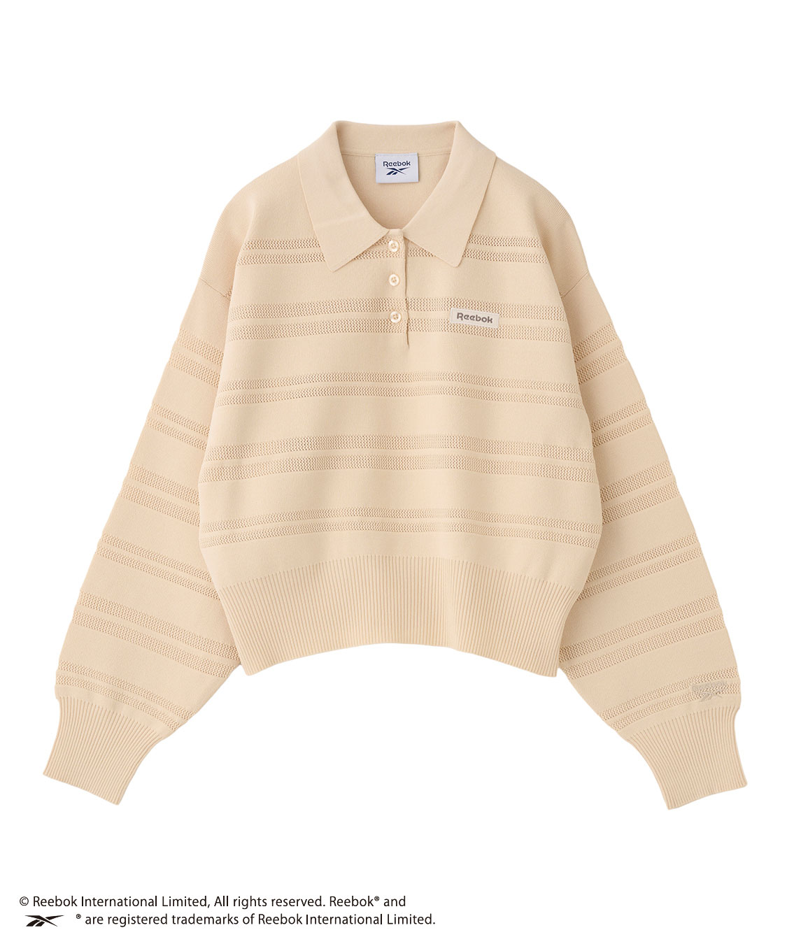 COCO DEAL/Reebok》メッシュボーダーポロニット｜PETAL ONLINE（ペタル
