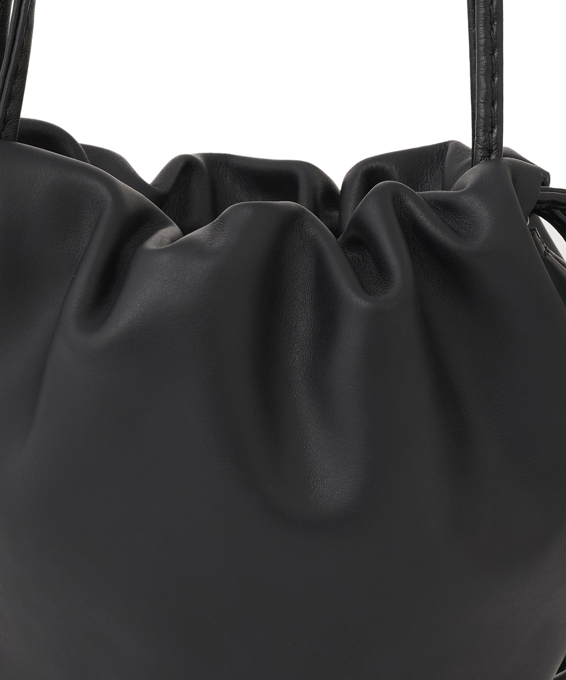 AULENTTI 巾着 ビッグバッグ ブラック レザー AULENTTI》レザー巾着BAG｜PETAL ONLINE（ペタルオンライン）