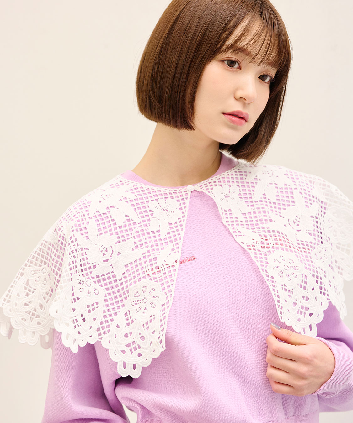 FLOWER LACE 付け襟｜PETAL ONLINE（ペタルオンライン）