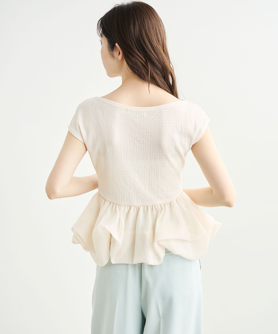 バブルヘムペプラムトップス｜PETAL ONLINE（ペタルオンライン）