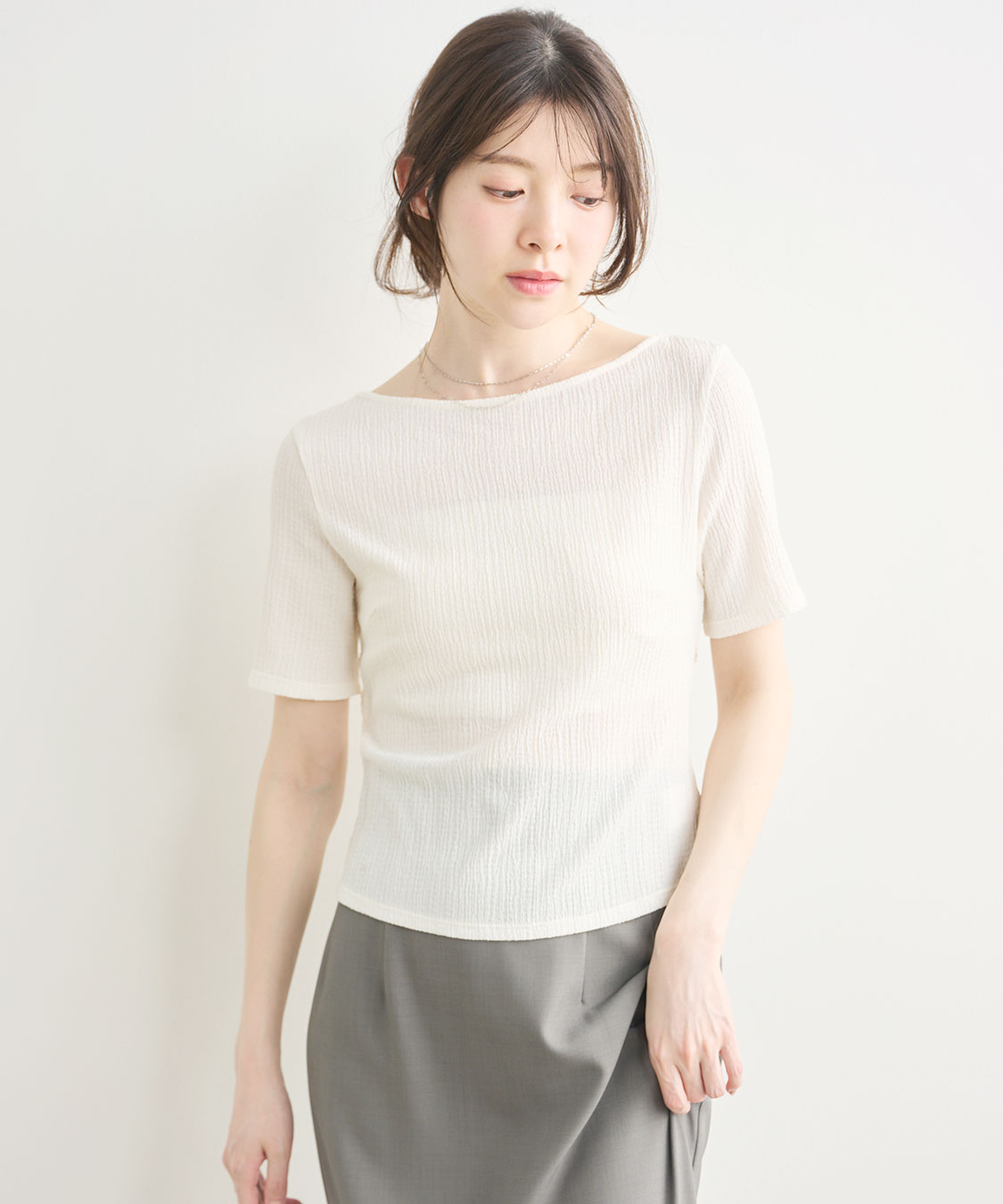 トップス coco バックシャンリボンカットソートップス｜PETAL ONLINE（ペタルオンライン）