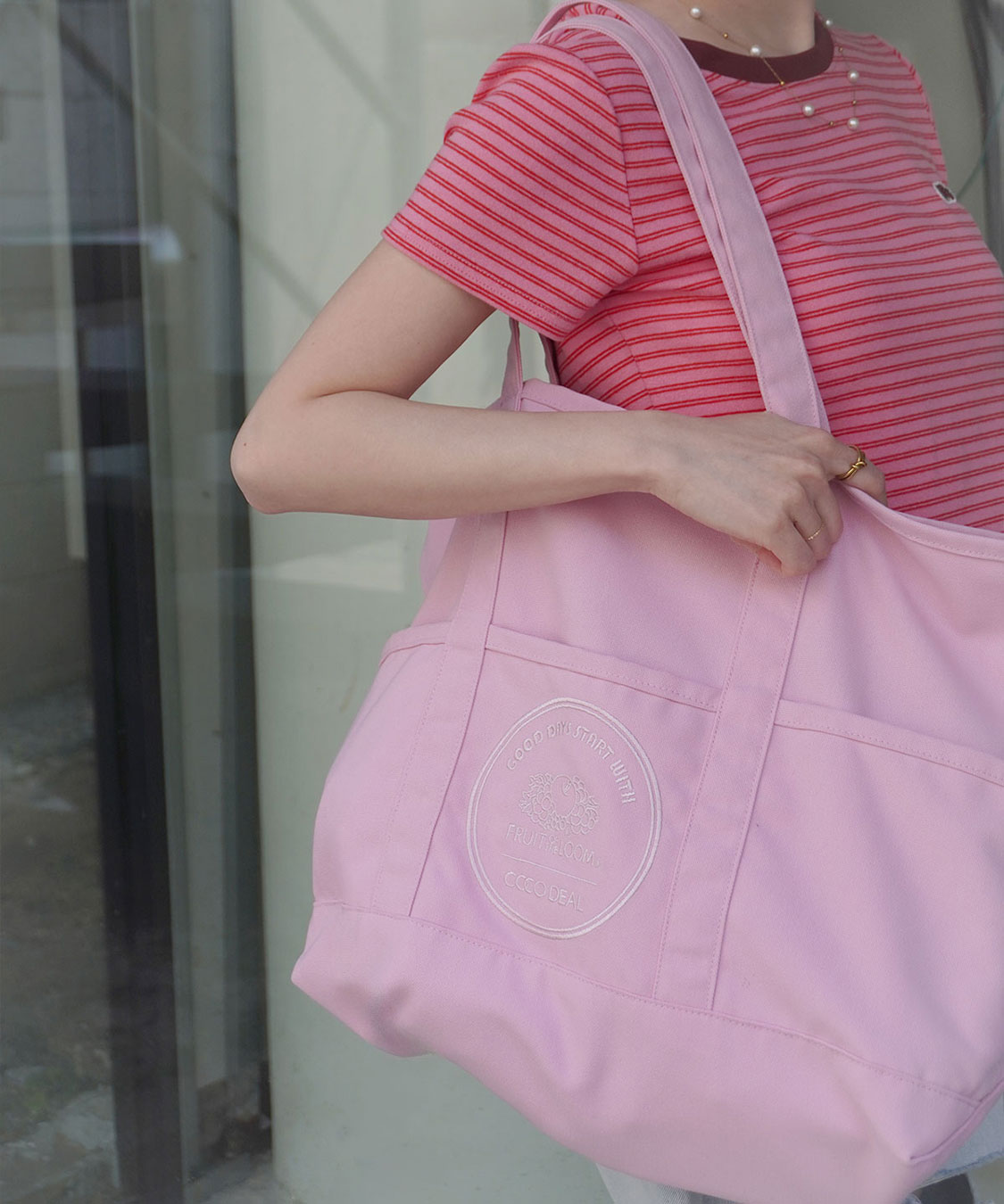 COCO DEAL/FRUIT OF THE LOOM》ビッグトートバッグ｜PETAL ONLINE