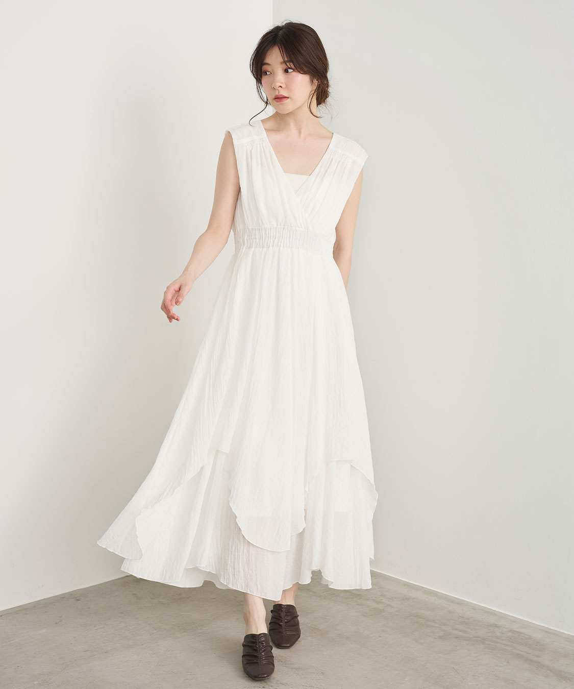 美品　エイコ　コドウ　ワンピース コットンライクペタルヘムワンピース｜PETAL ONLINE（ペタルオンライン）