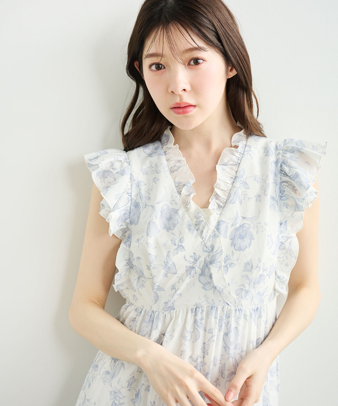 フラワープリントアシメティアードワンピース｜PETAL ONLINE（ペタル