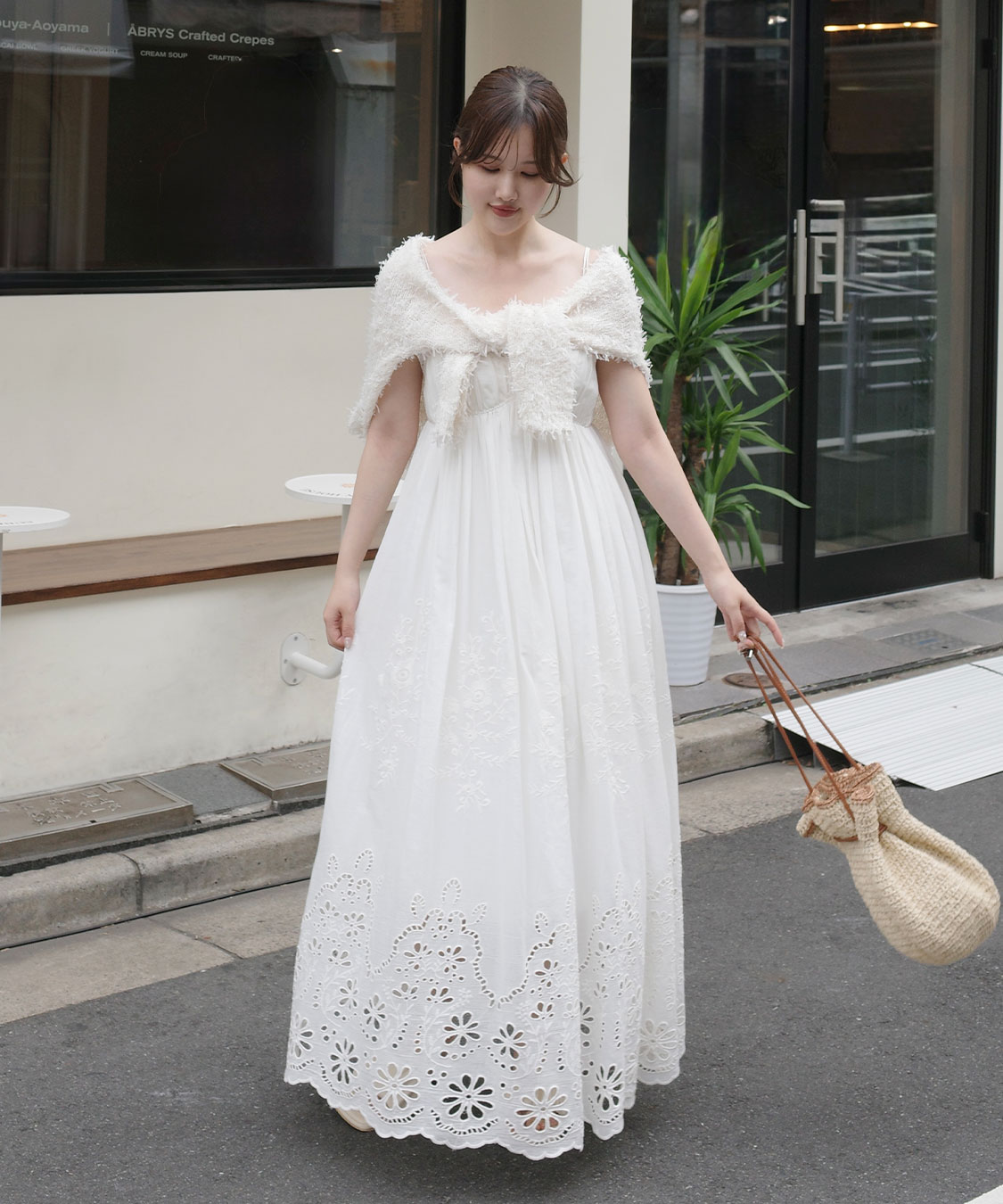 エンブロイダリーボリュームキャミワンピース｜PETAL ONLINE（ペタル