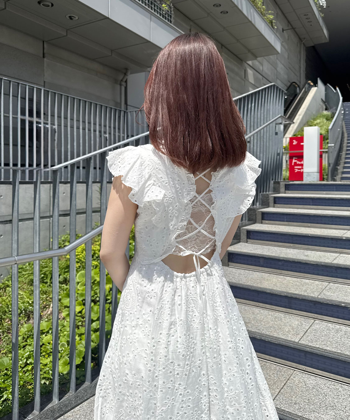 バックシャンエンブロイダリーワンピース｜PETAL ONLINE（ペタル