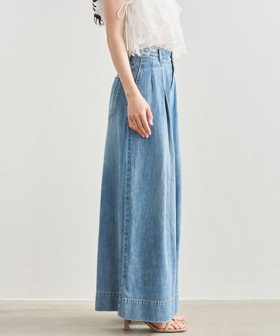 ボックスタックワイドデニム｜PETAL ONLINE（ペタルオンライン）