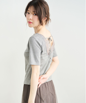 バックシャンカットソー｜PETAL ONLINE（ペタルオンライン）