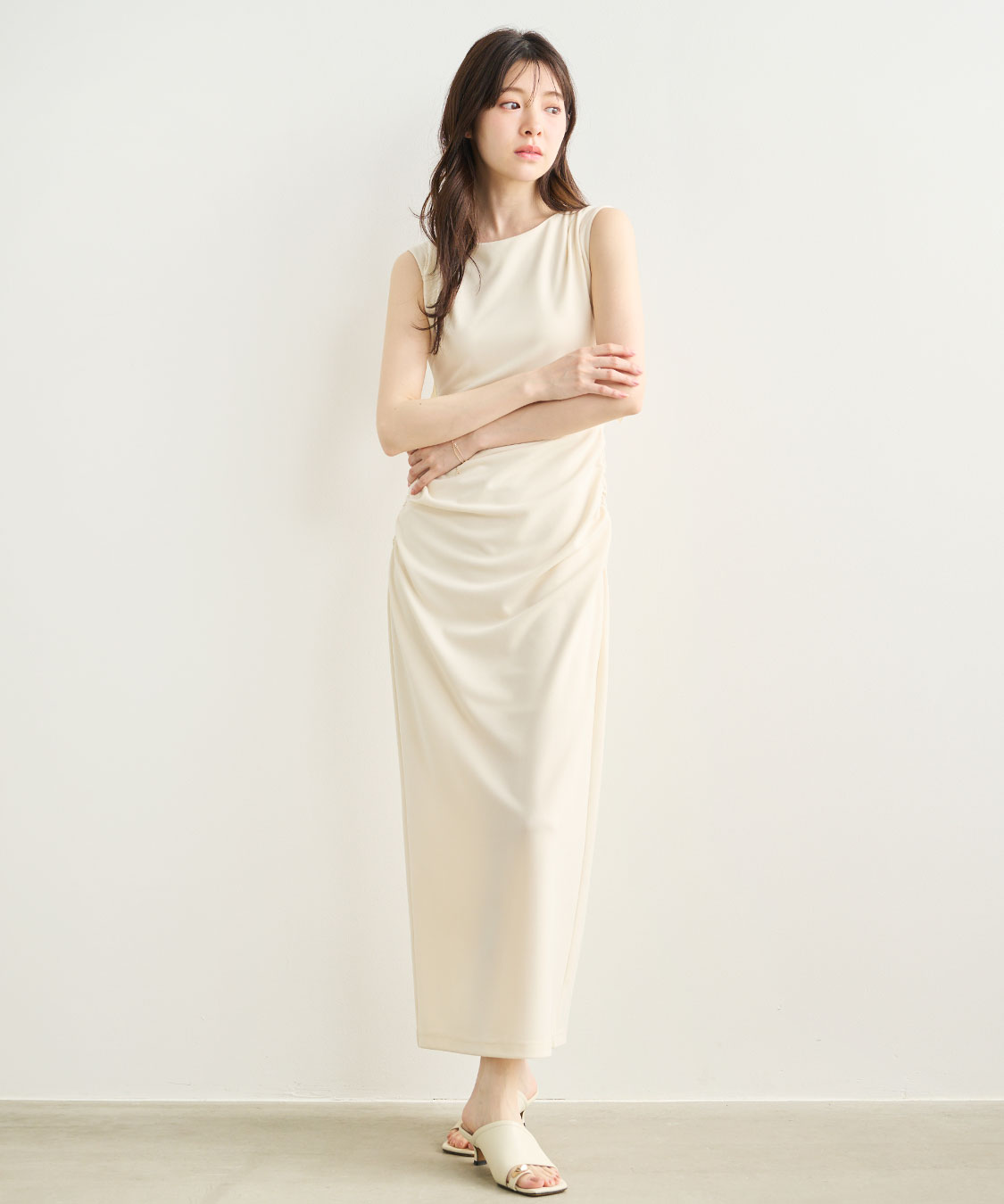 バックシャンカットソーワンピース｜PETAL ONLINE（ペタルオンライン）