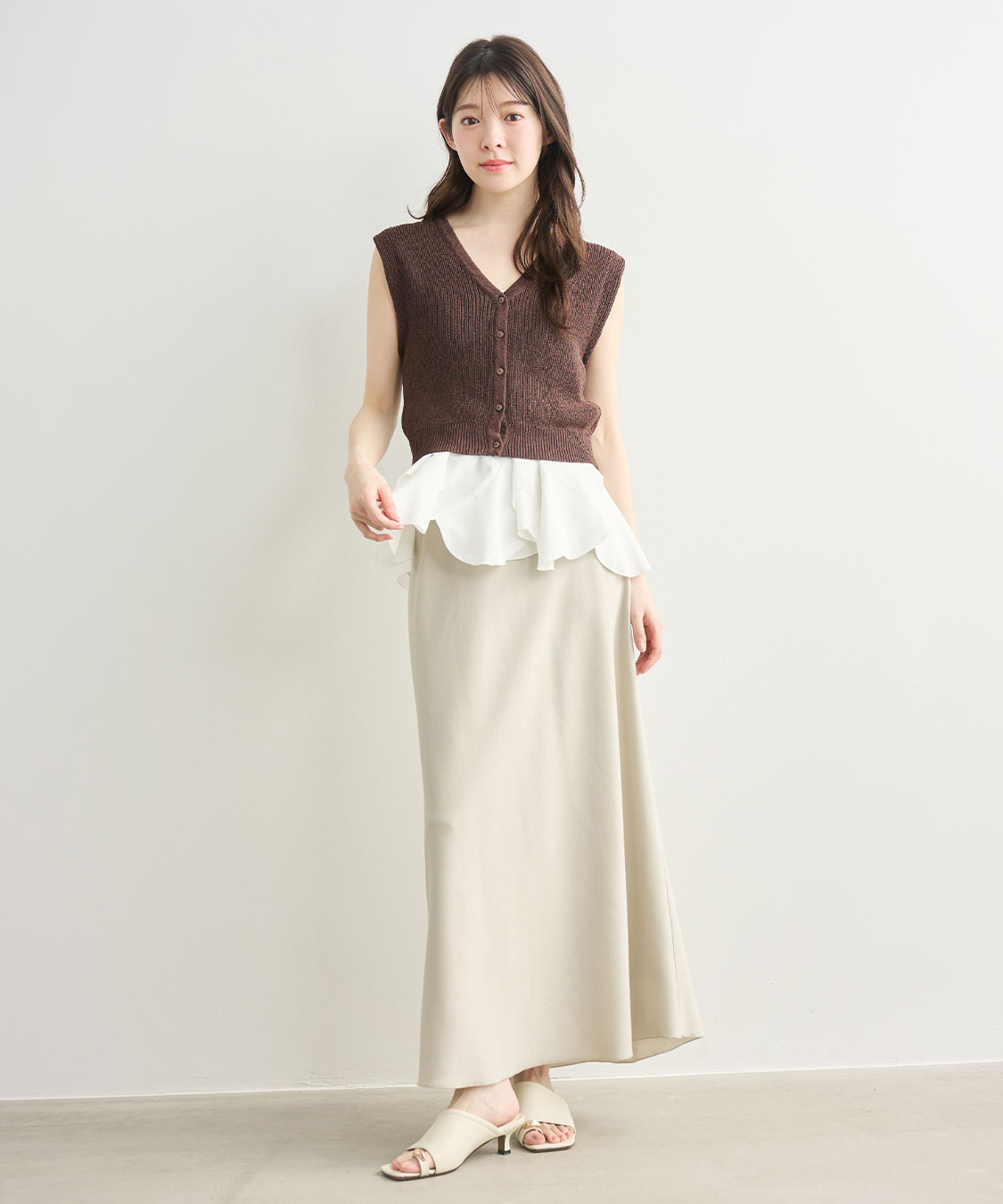 ラッフルキャミニットセット｜PETAL ONLINE（ペタルオンライン）