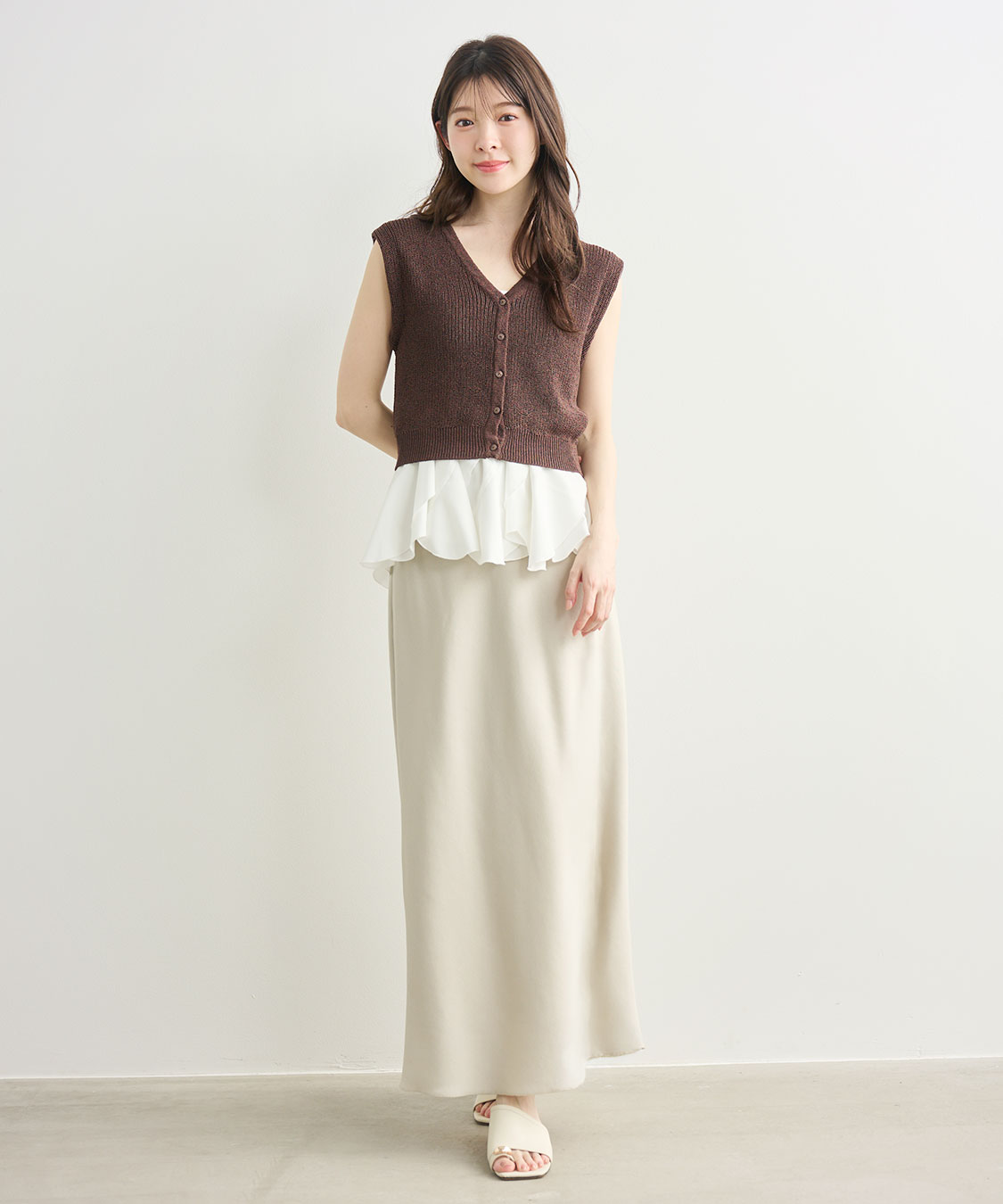 ラッフルキャミニットセット｜PETAL ONLINE（ペタルオンライン）