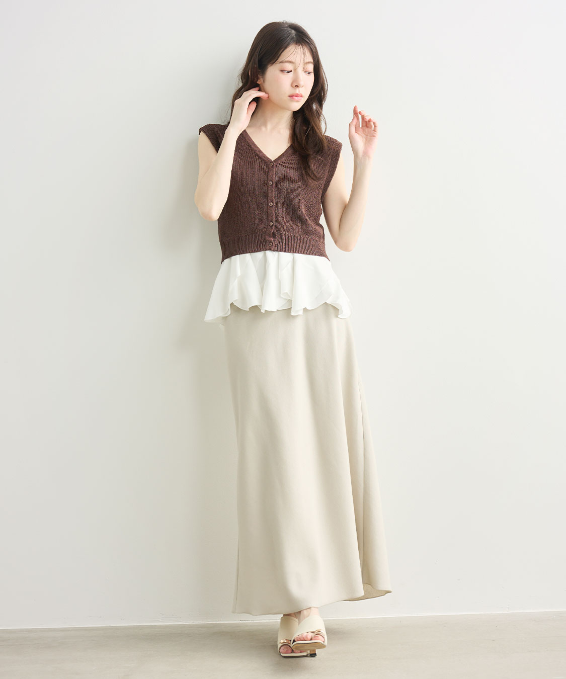 ラッフルキャミニットセット｜PETAL ONLINE（ペタルオンライン）