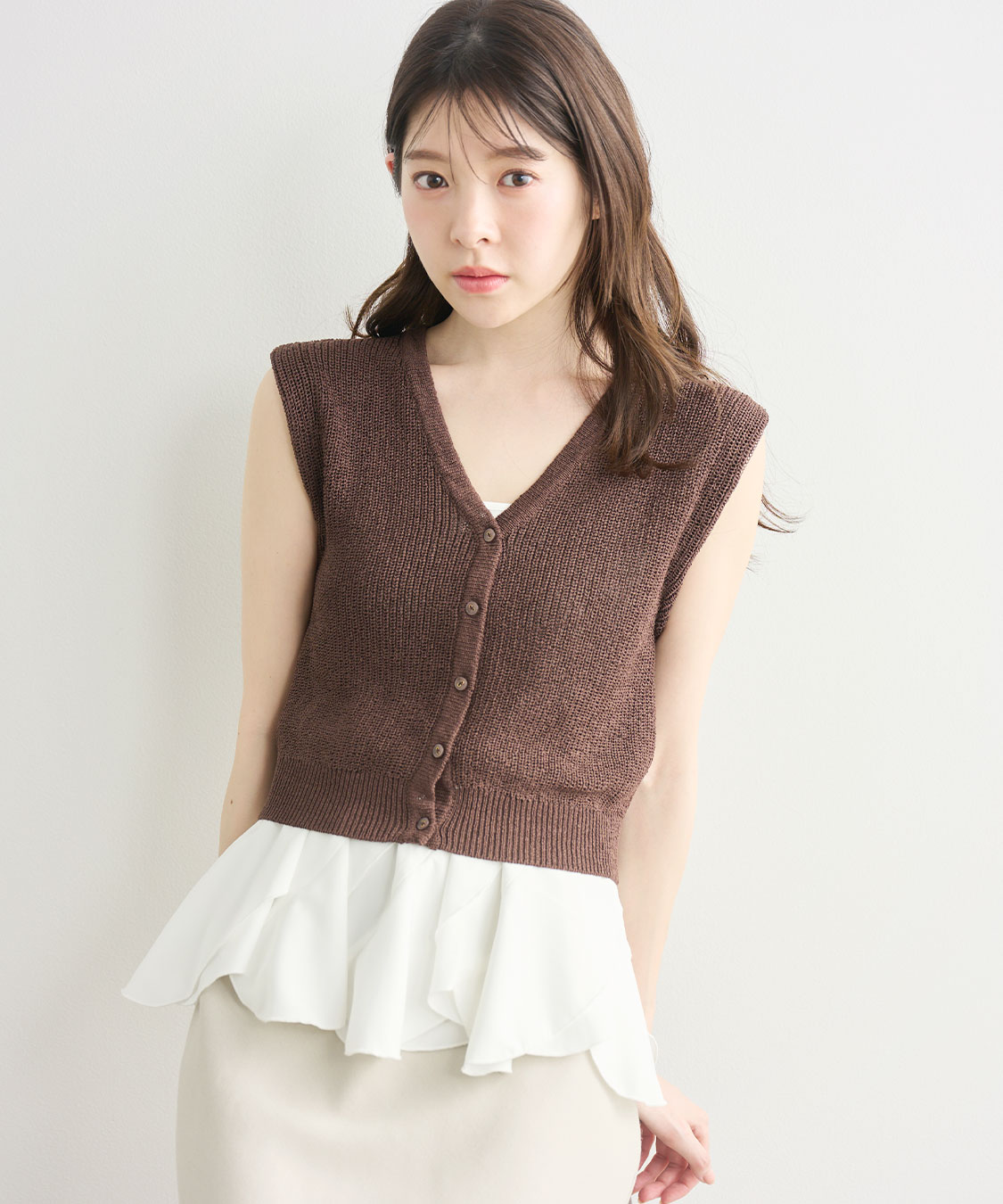 COCODEAL ラッフルキャミニットセット ラッフルキャミニットセット｜PETAL ONLINE（ペタルオンライン）