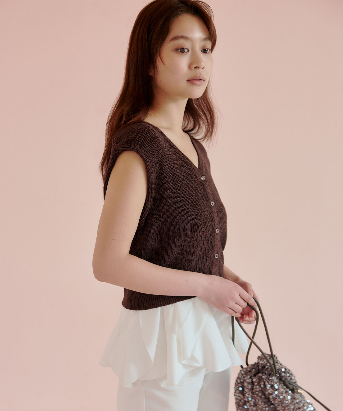 ラッフルキャミニットセット｜PETAL ONLINE（ペタルオンライン）