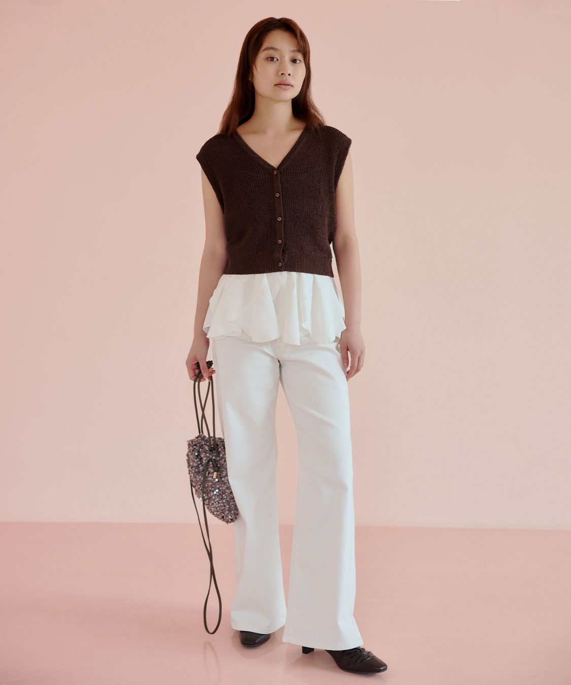 COCODEAL ラッフルキャミニットセット ラッフルキャミニットセット｜PETAL ONLINE（ペタルオンライン）