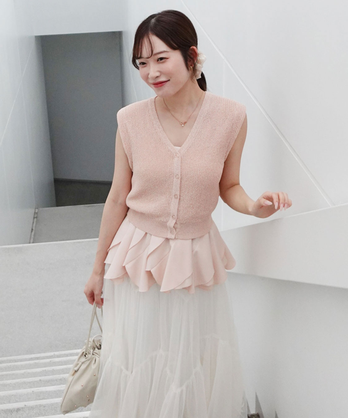 ラッフルキャミニットセット｜PETAL ONLINE（ペタルオンライン）