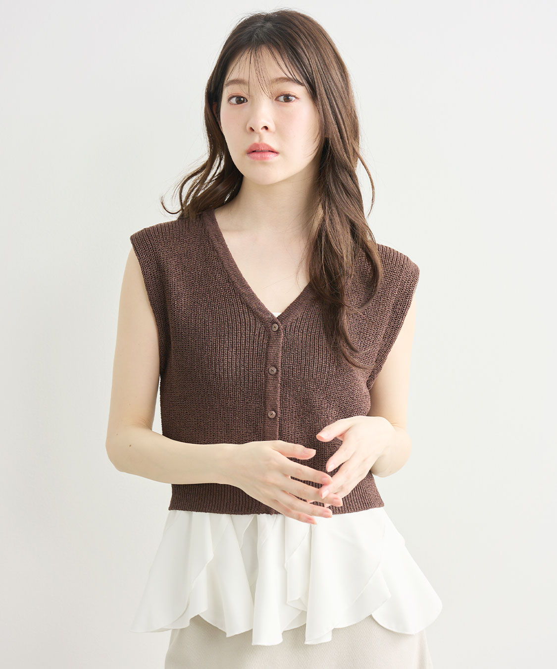 ココディール ラッフルキャミニットセット ブラック ラッフルキャミニットセット｜PETAL ONLINE（ペタルオンライン）