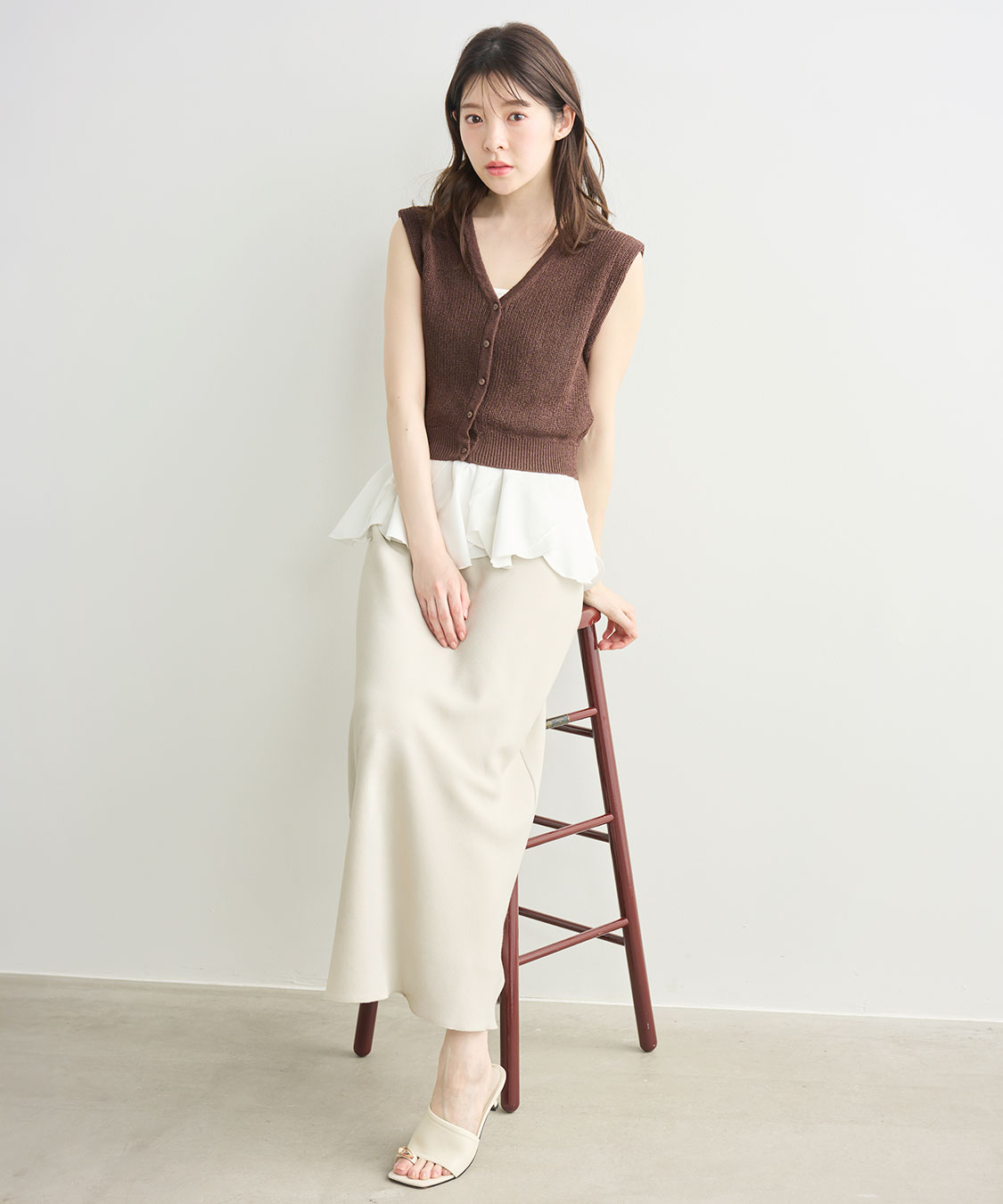 ラッフルキャミニットセット｜PETAL ONLINE（ペタルオンライン）