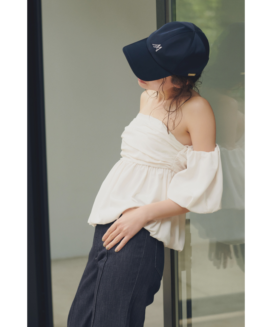 Aimeine 2wayバルーンベアブラウス ブラック Aimeine新品タグ付2wayバルーンベアブラウス