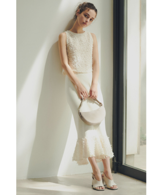 ❤️ホワイト ベリーダンス セットアップ　Ｌ レースアップフラップ3Wayバッグ ｜ LIZ LISA（リズリサ）公式