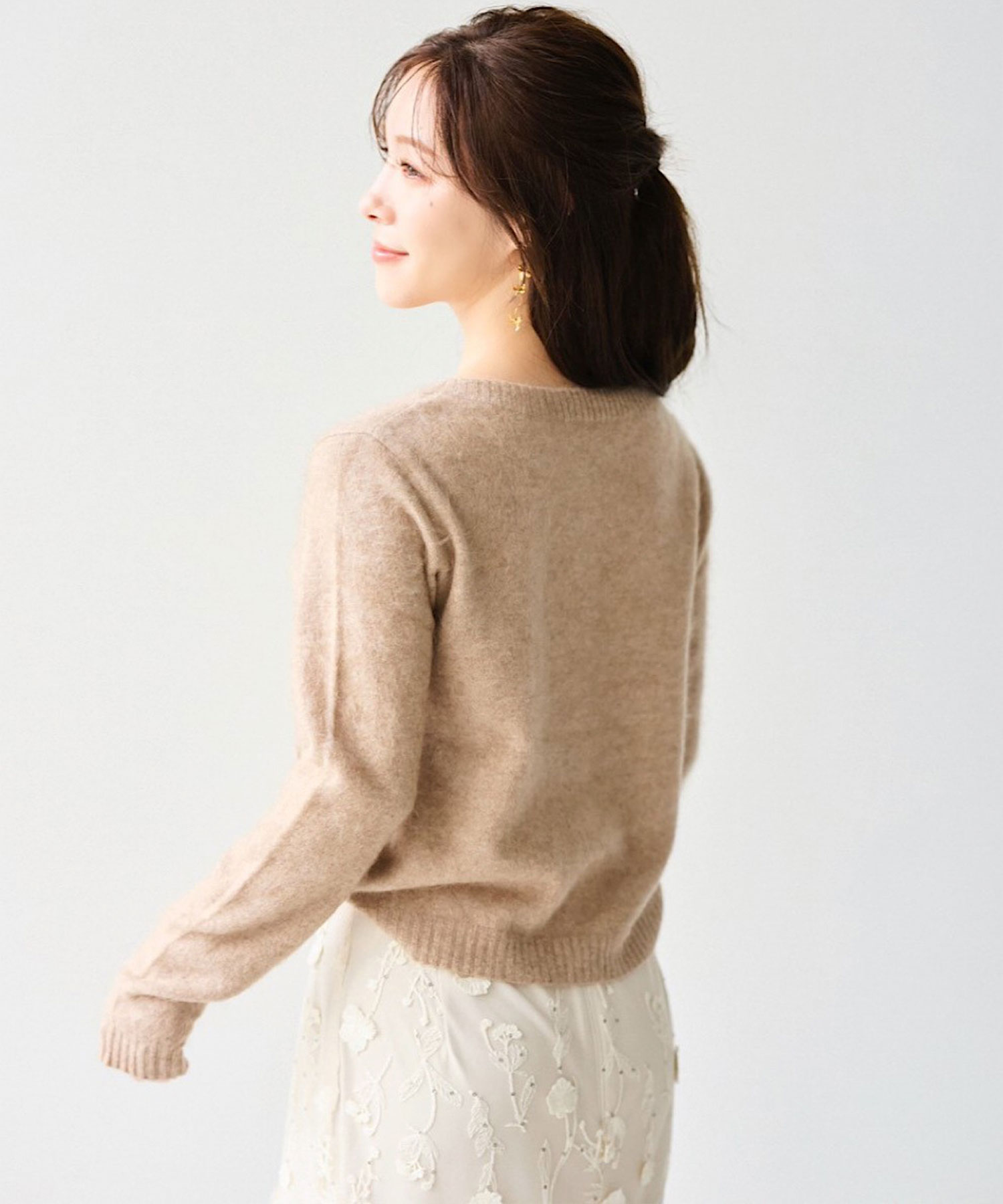 カシミヤシャギーコンパクトカーディガン｜PETAL ONLINE（ペタル