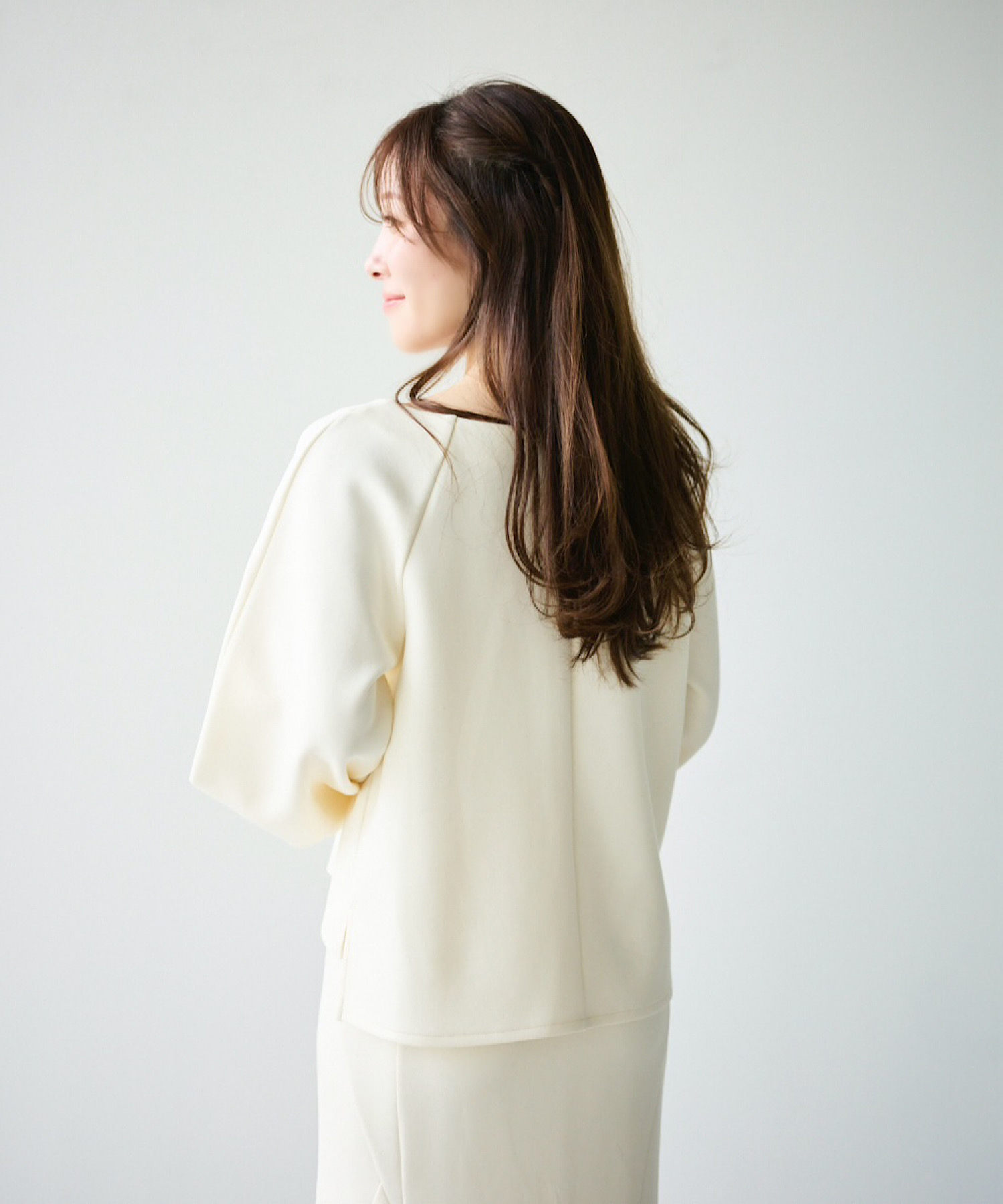 SET UP】ダンボールニットワイドネックスウェット｜PETAL ONLINE
