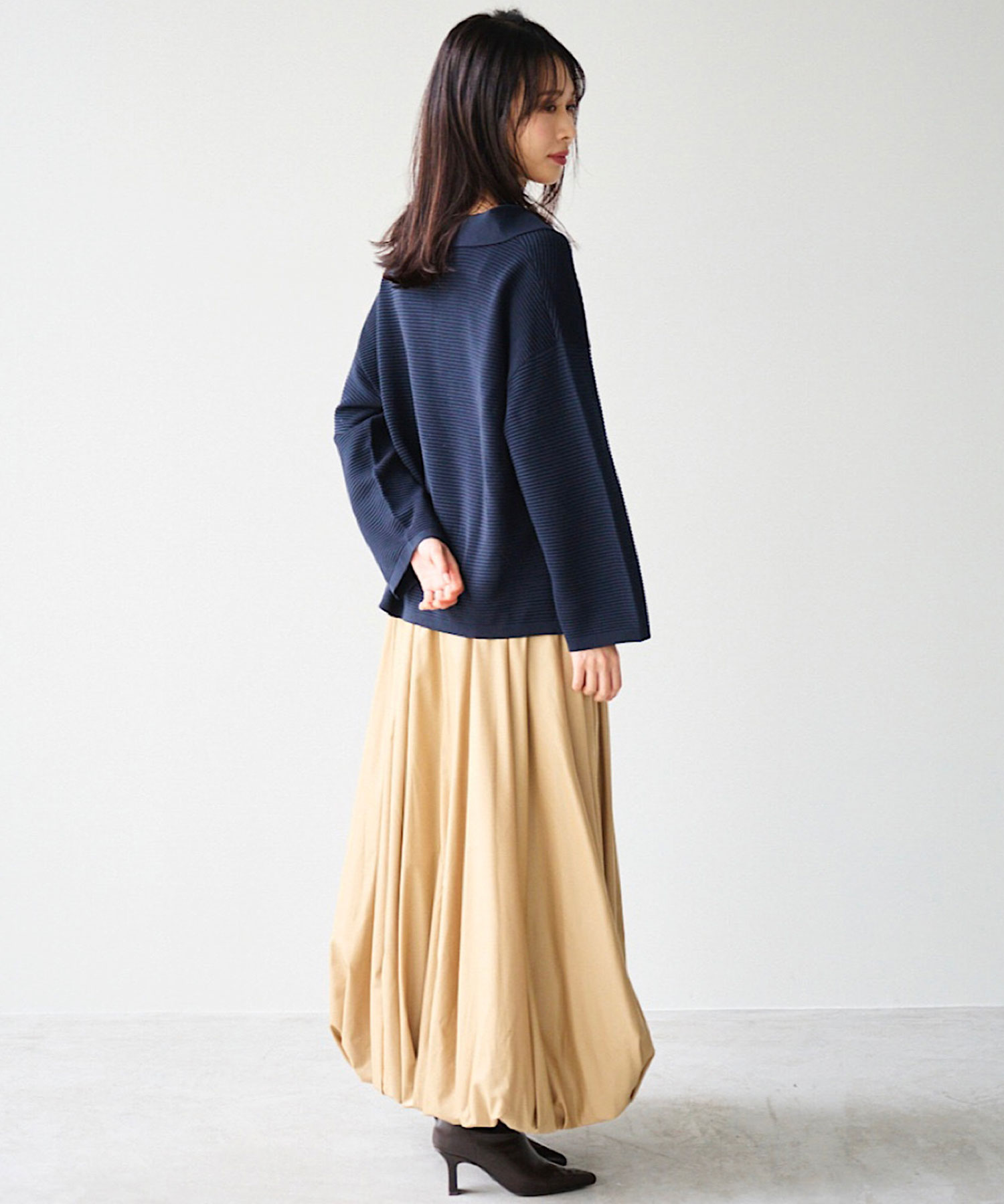 エメイン　タック編みポロニット タック編みポロニット｜PETAL ONLINE（ペタルオンライン）