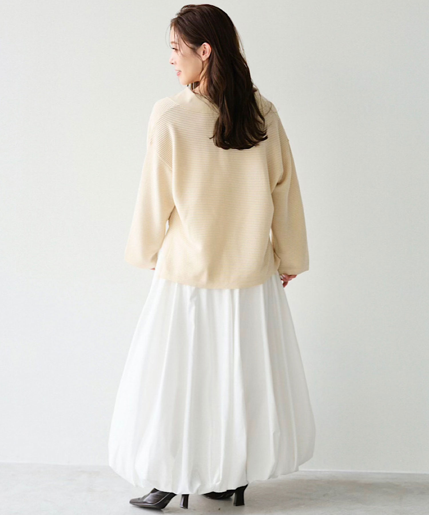 エメイン　タック編みポロニット タック編みポロニット｜PETAL ONLINE（ペタルオンライン）