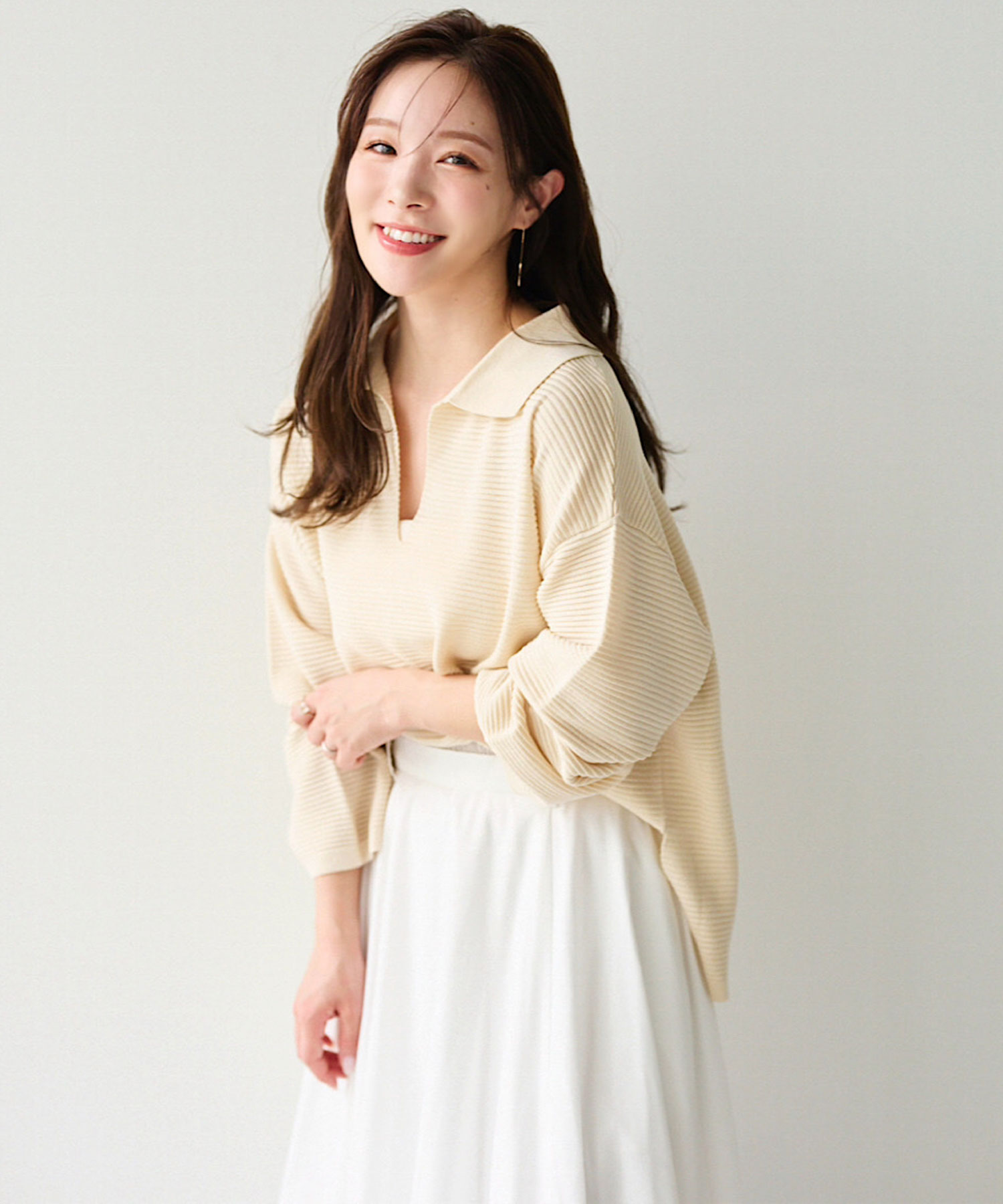 Aimeine タック編みポロニット サイズ00 タック編みポロニット｜PETAL ONLINE（ペタルオンライン）