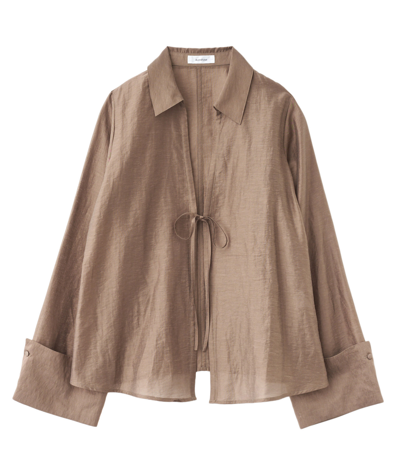 シアーリネンワイドスリーブシャツ｜PETAL ONLINE（ペタルオンライン）