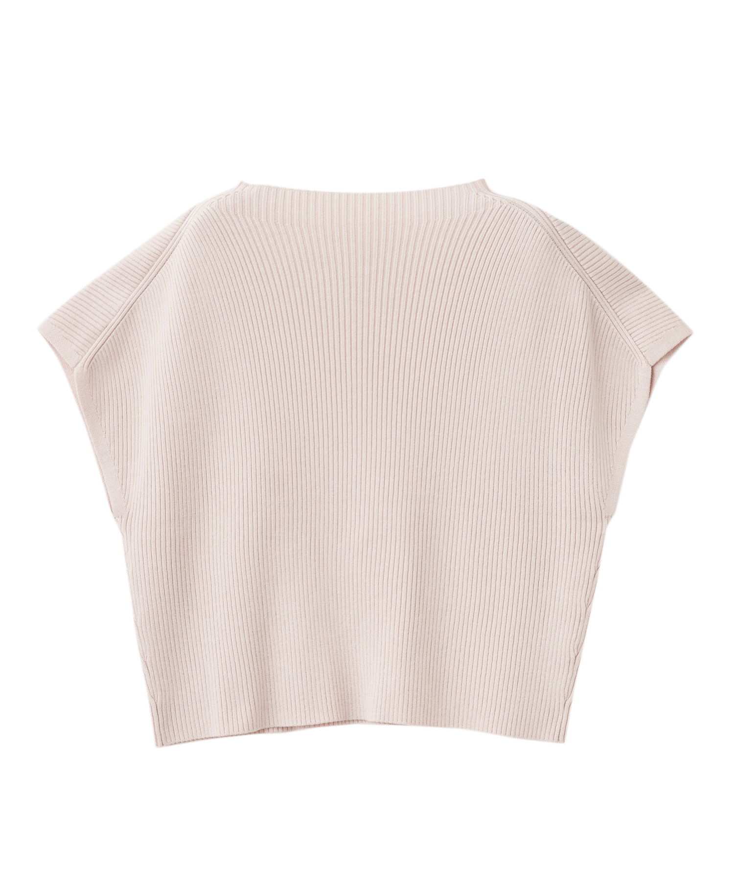 Aimeine エメイン シルク混コンパクトリブニット シルク混コンパクト