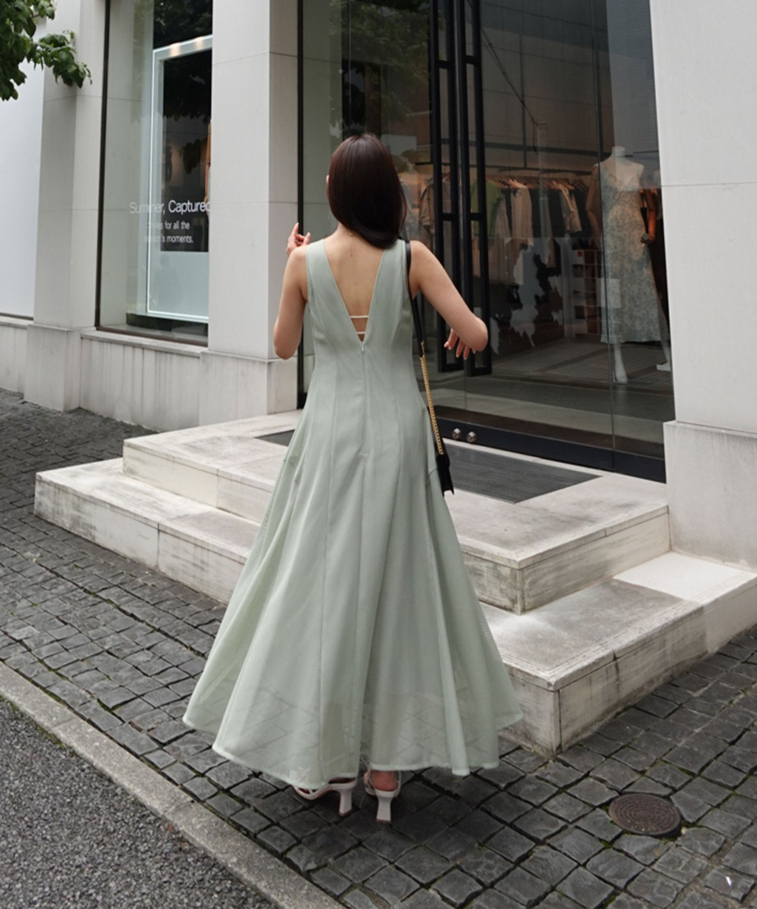 MYINE コクーンワンピース コクーンワンピース (ホワイト) | myinemy's STORE