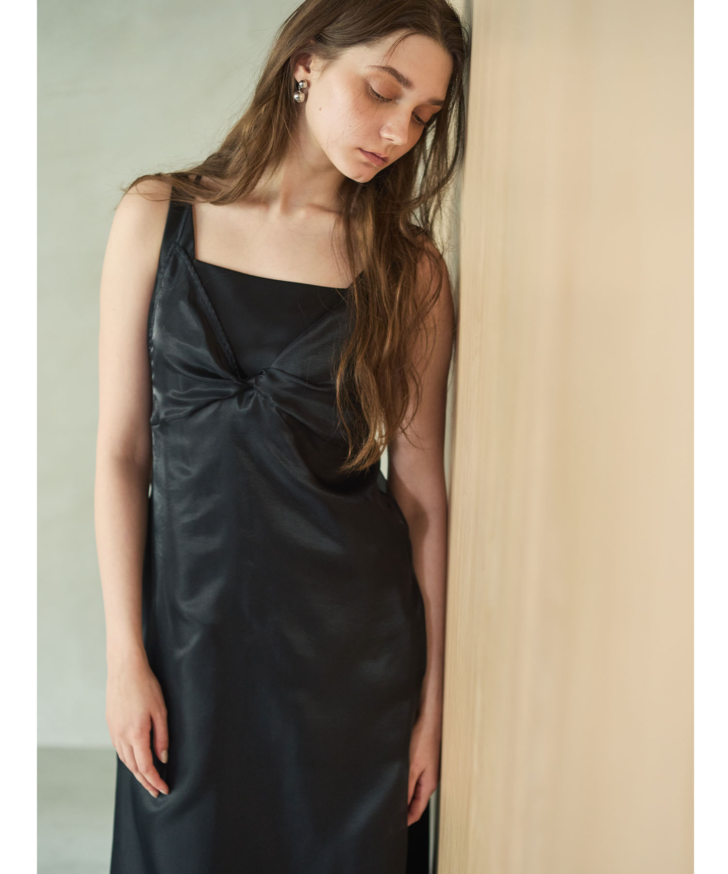 ツイストシアーワンピ×サテンワンピースセット｜PETAL ONLINE（ペタル