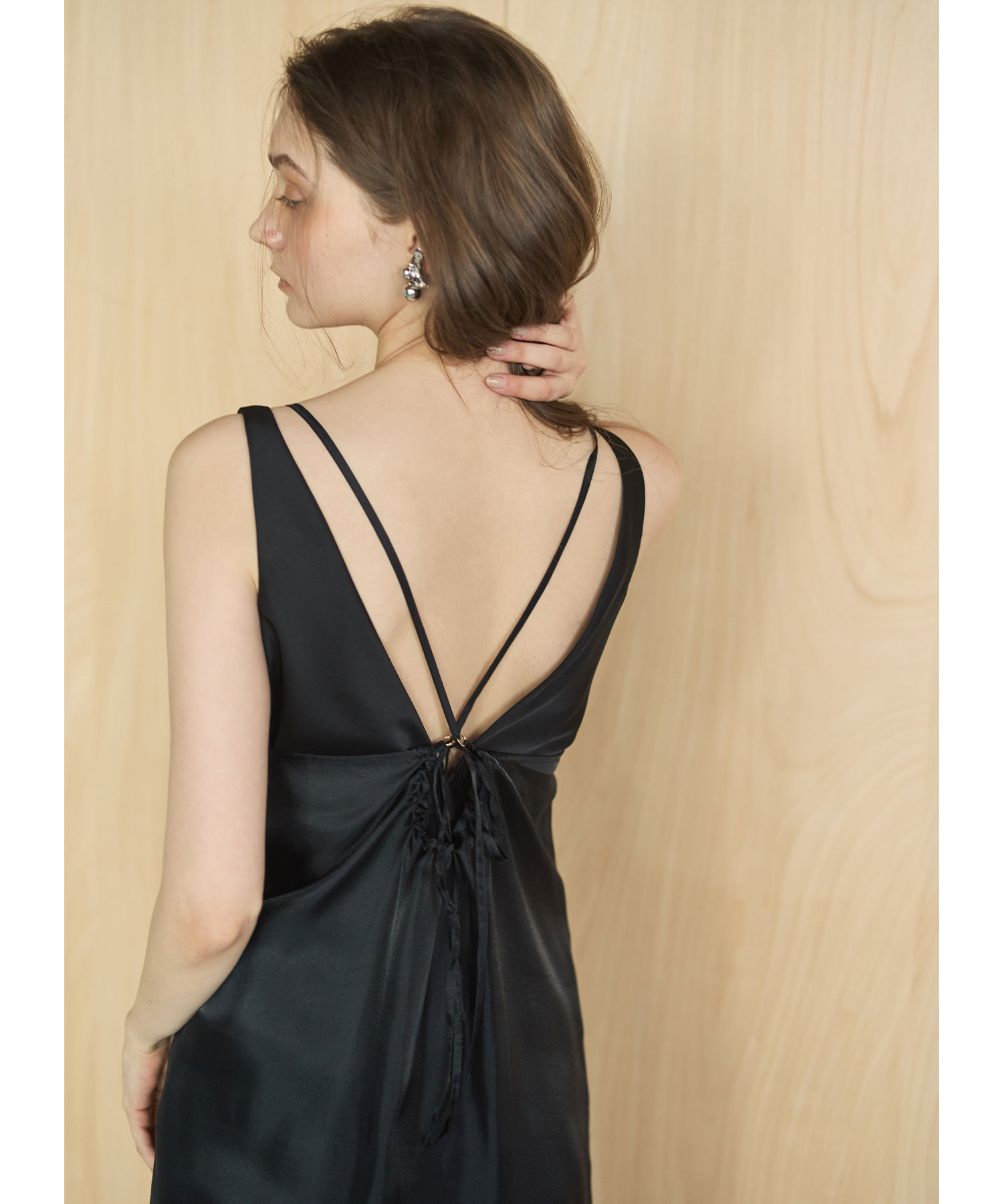 ツイストシアーワンピ×サテンワンピースセット｜PETAL ONLINE（ペタル