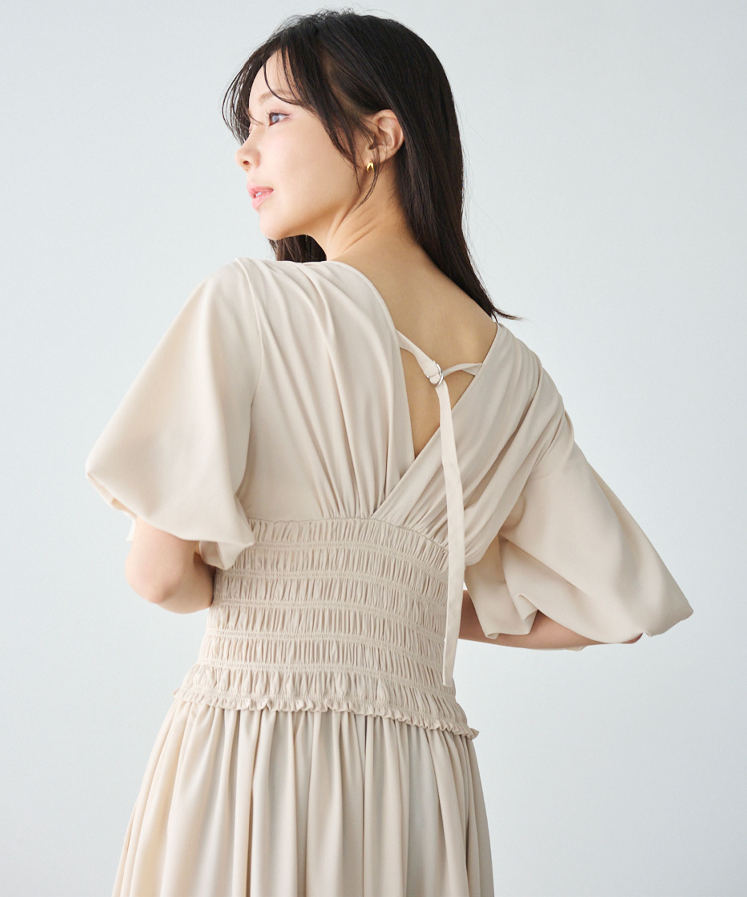 【SALE】GIORGIOARMANI ペンシルモデル ワンピース バールーンフォルムニットワンピース(ワンピース) | re:edition