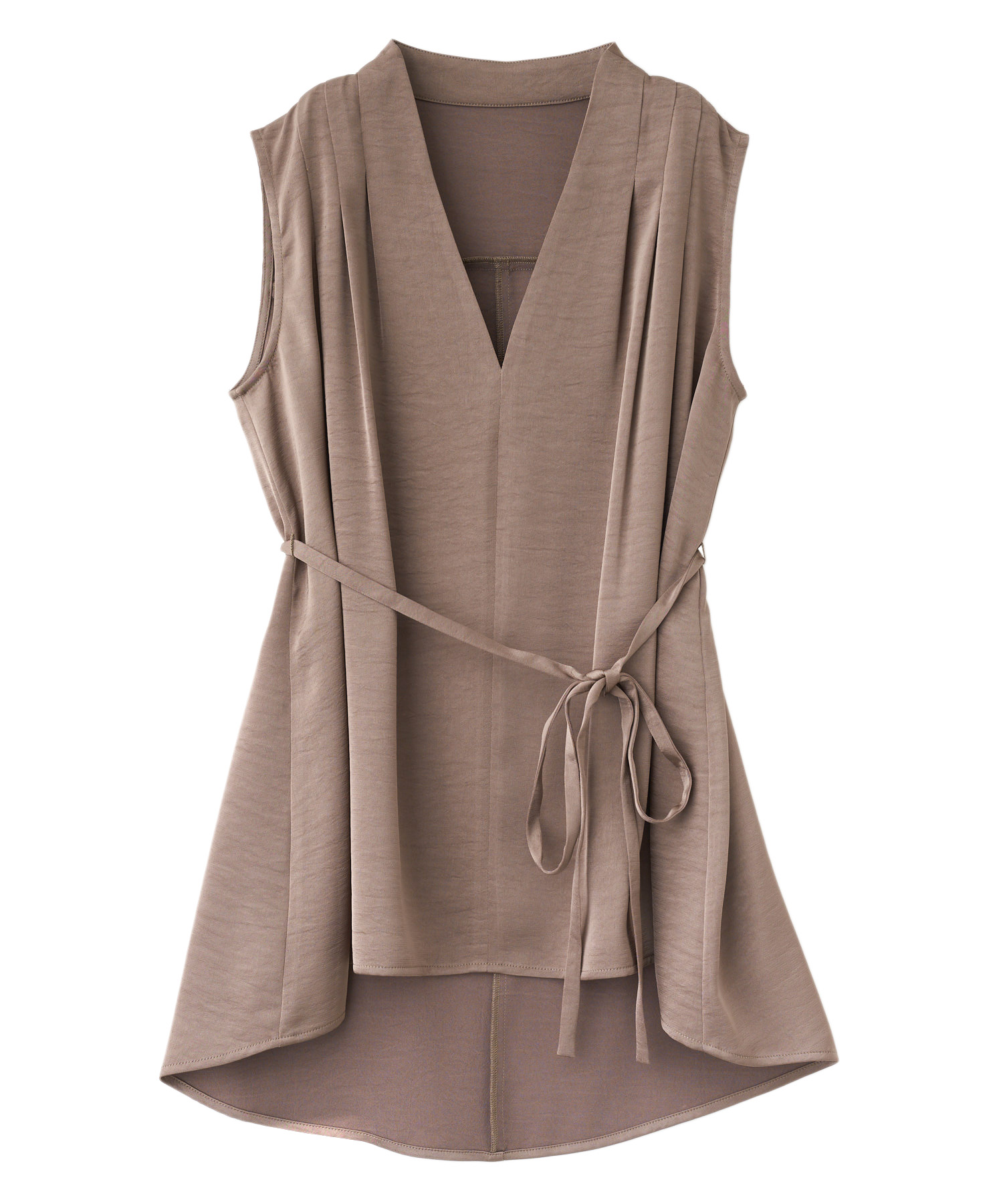 サテンデザインヘムブラウス｜PETAL ONLINE（ペタルオンライン）