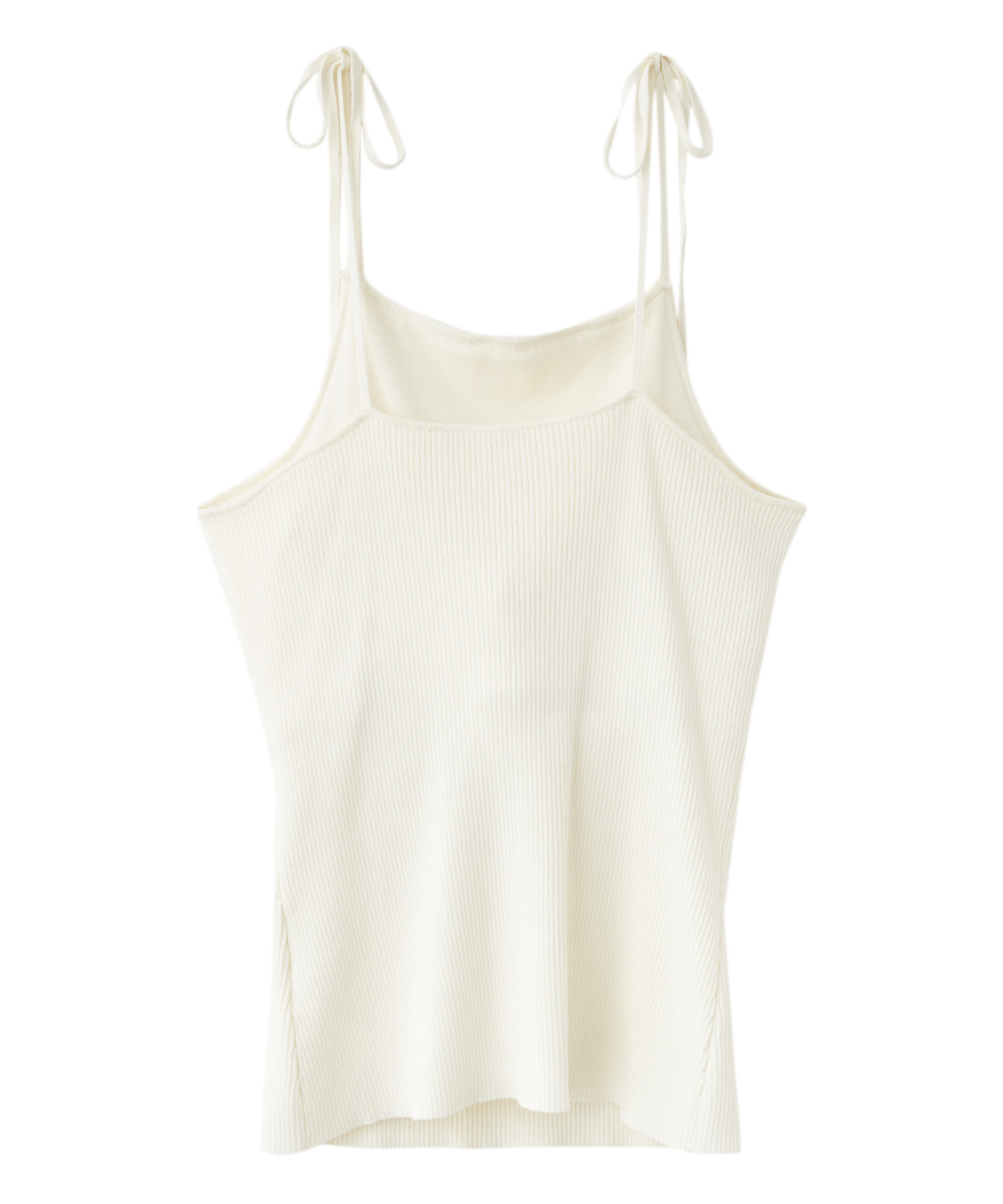 Aimeine カップ付きニットキャミソール ベージュ カップ付きニットキャミソール｜PETAL ONLINE（ペタルオンライン）