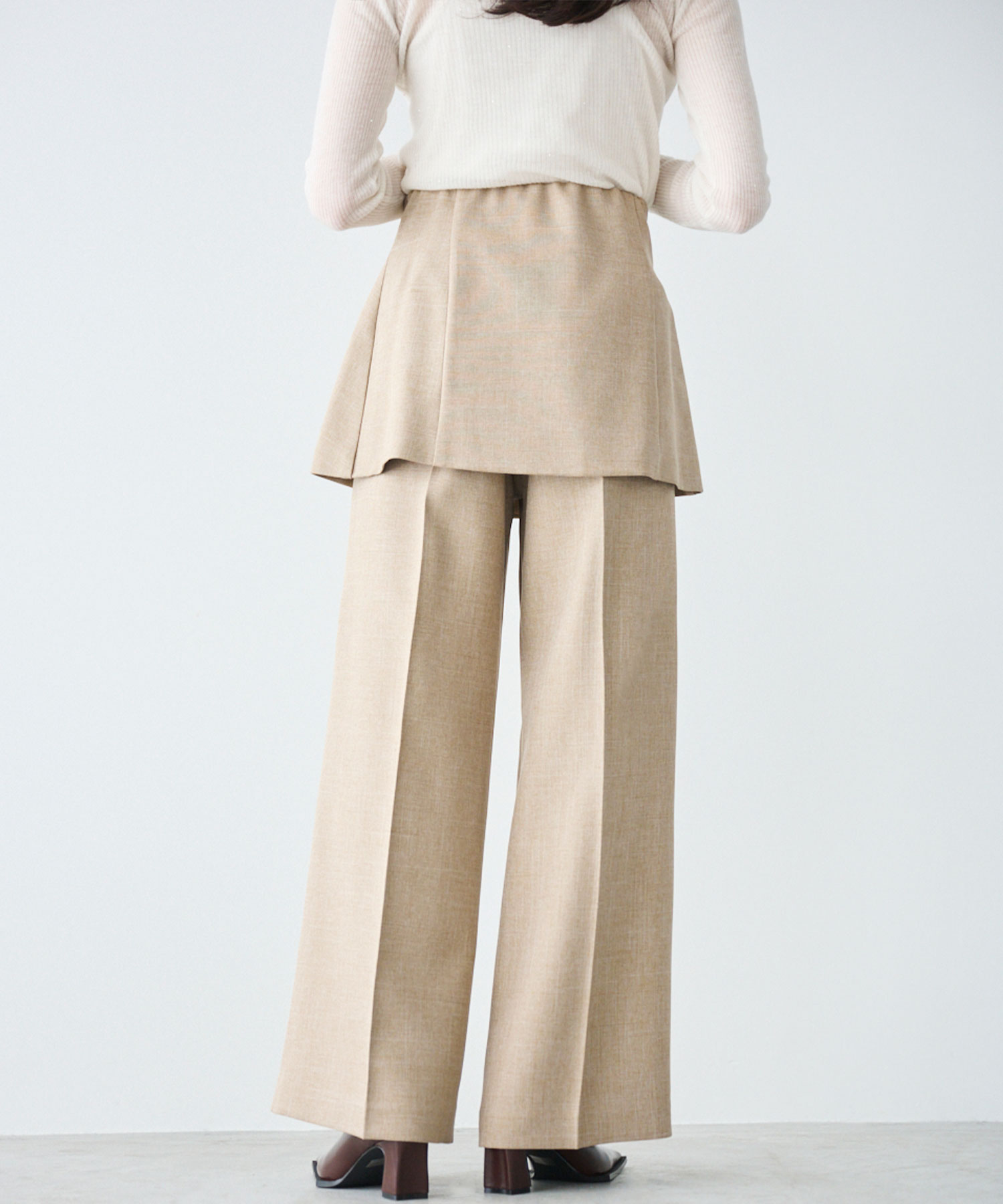 タックビスチェベルト×セミワイドパンツ｜PETAL ONLINE（ペタル