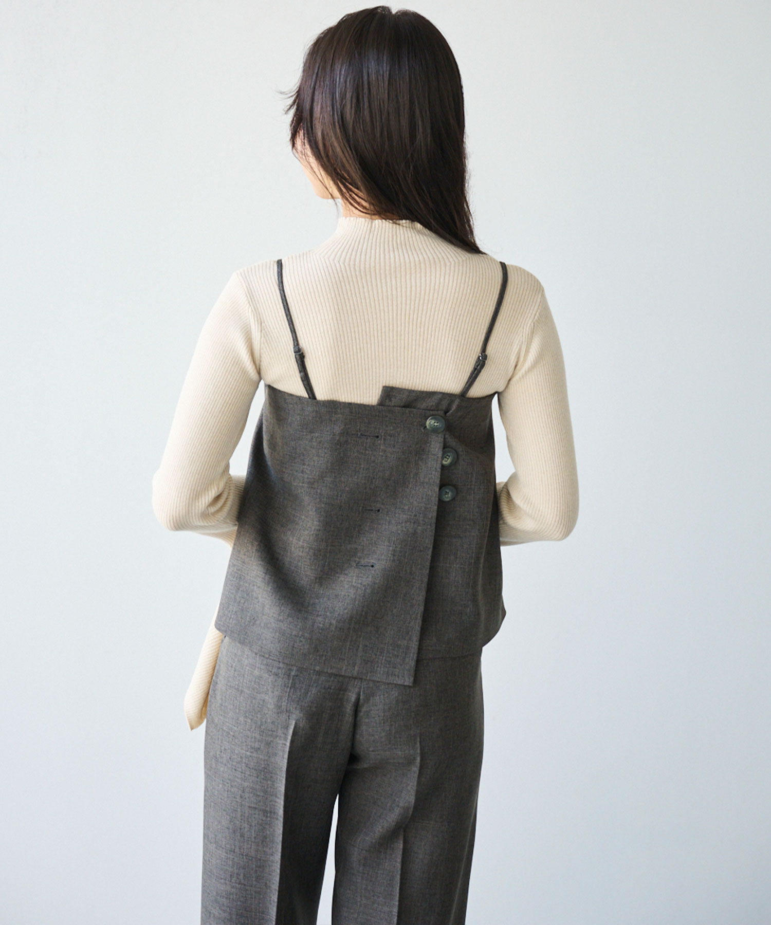 タックビスチェベルト×セミワイドパンツ｜PETAL ONLINE（ペタル