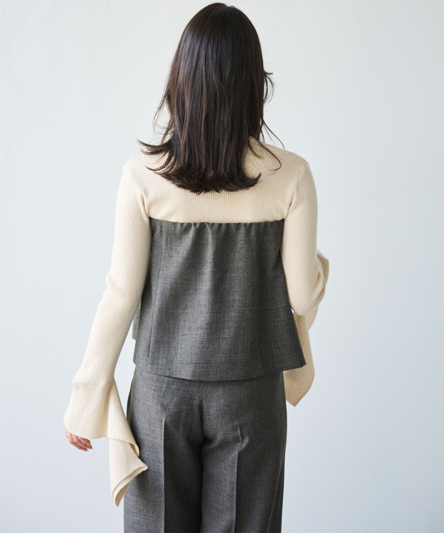 タックビスチェベルト×セミワイドパンツ｜PETAL ONLINE（ペタル