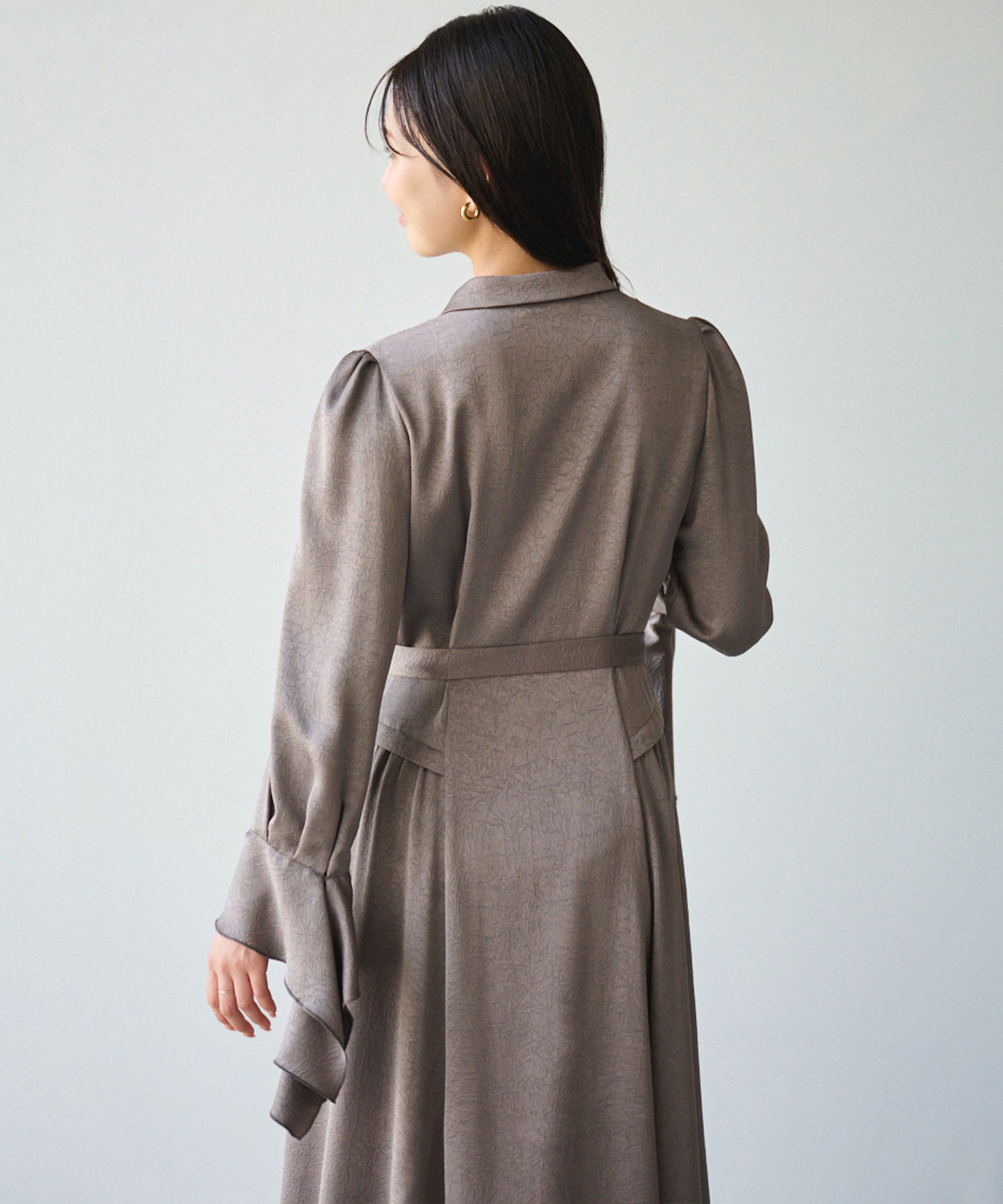 カフスデザインアシンメトリーワンピース｜PETAL ONLINE（ペタル