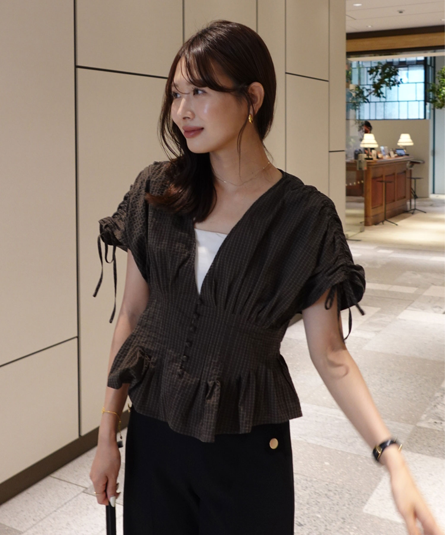 ウエストタックブラウス｜PETAL ONLINE（ペタルオンライン）