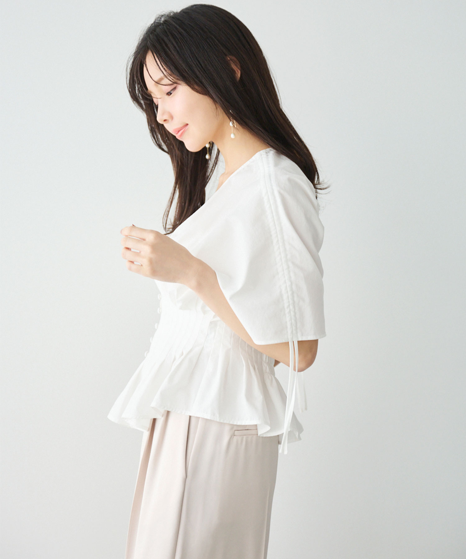 ウエストタックブラウス｜PETAL ONLINE（ペタルオンライン）