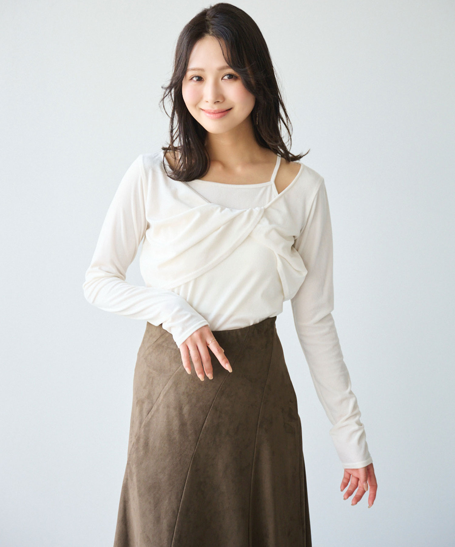 シアーベロアレイヤードトップス｜PETAL ONLINE（ペタルオンライン）