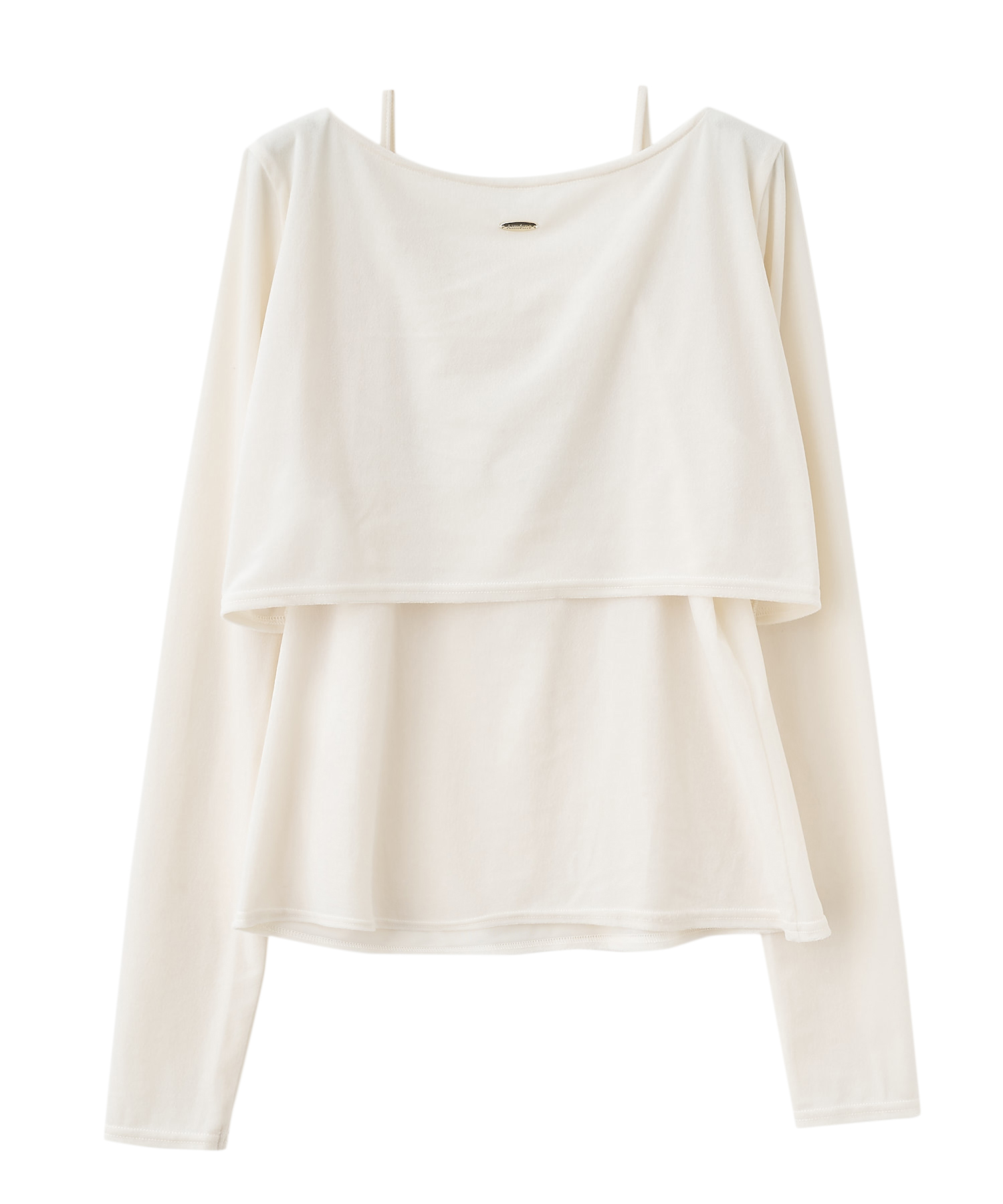 シアーベロアレイヤードトップス｜PETAL ONLINE（ペタルオンライン）