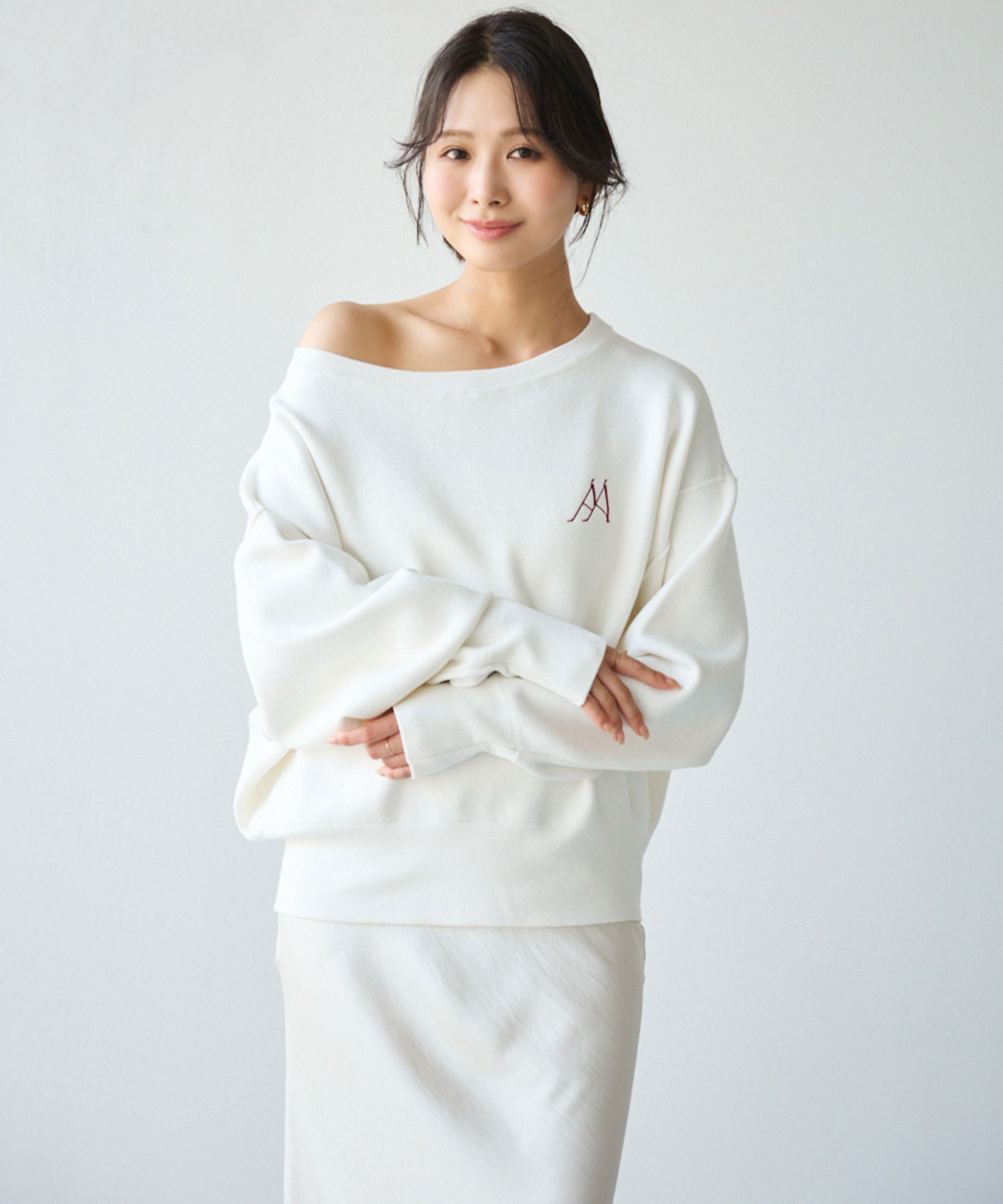 ロゴニットしスウェット エメイン ロゴニットスウェット|PETAL ONLINE(ペタルオンライン)